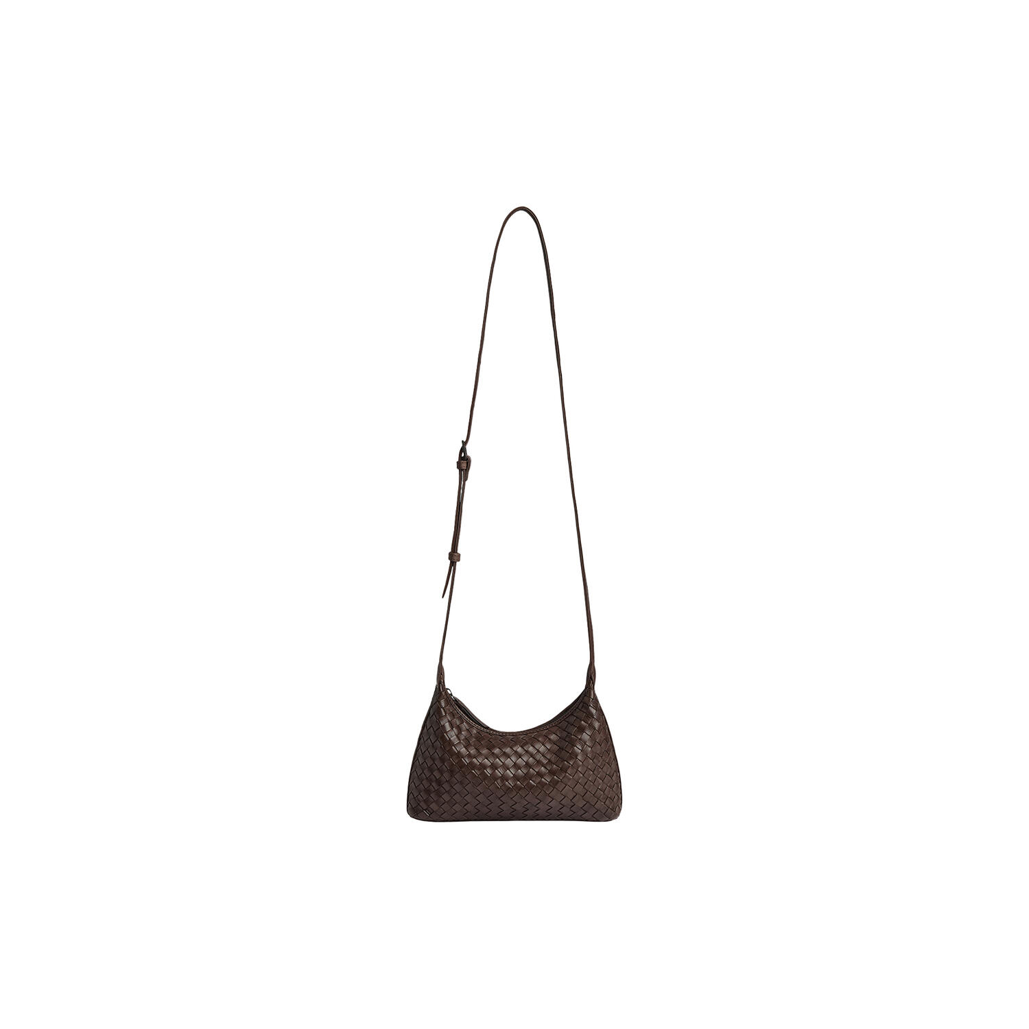 AvenyaMBG Cross. Bag Weave, dark brown