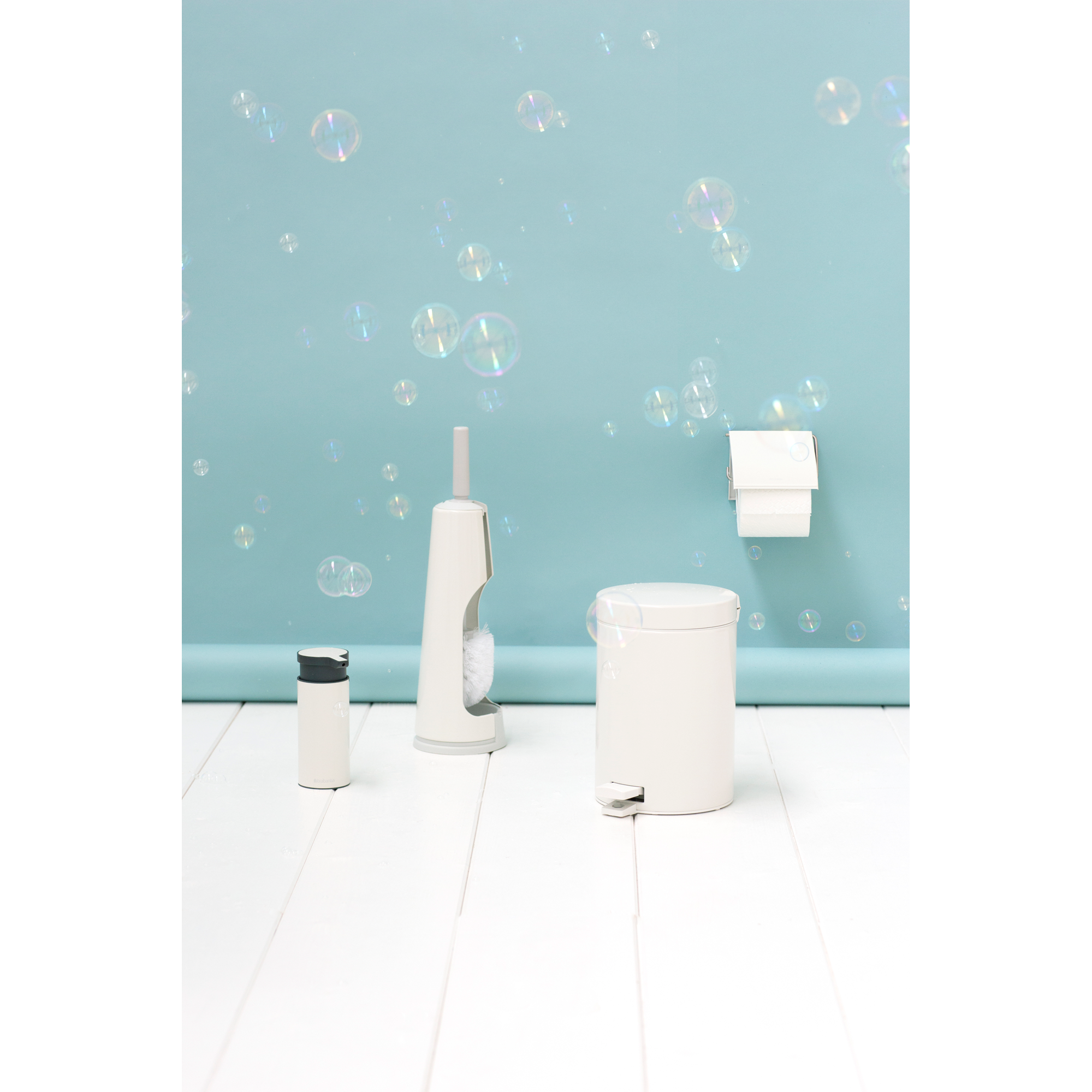 Brabantia ReNew Toiletborstel met houder - White