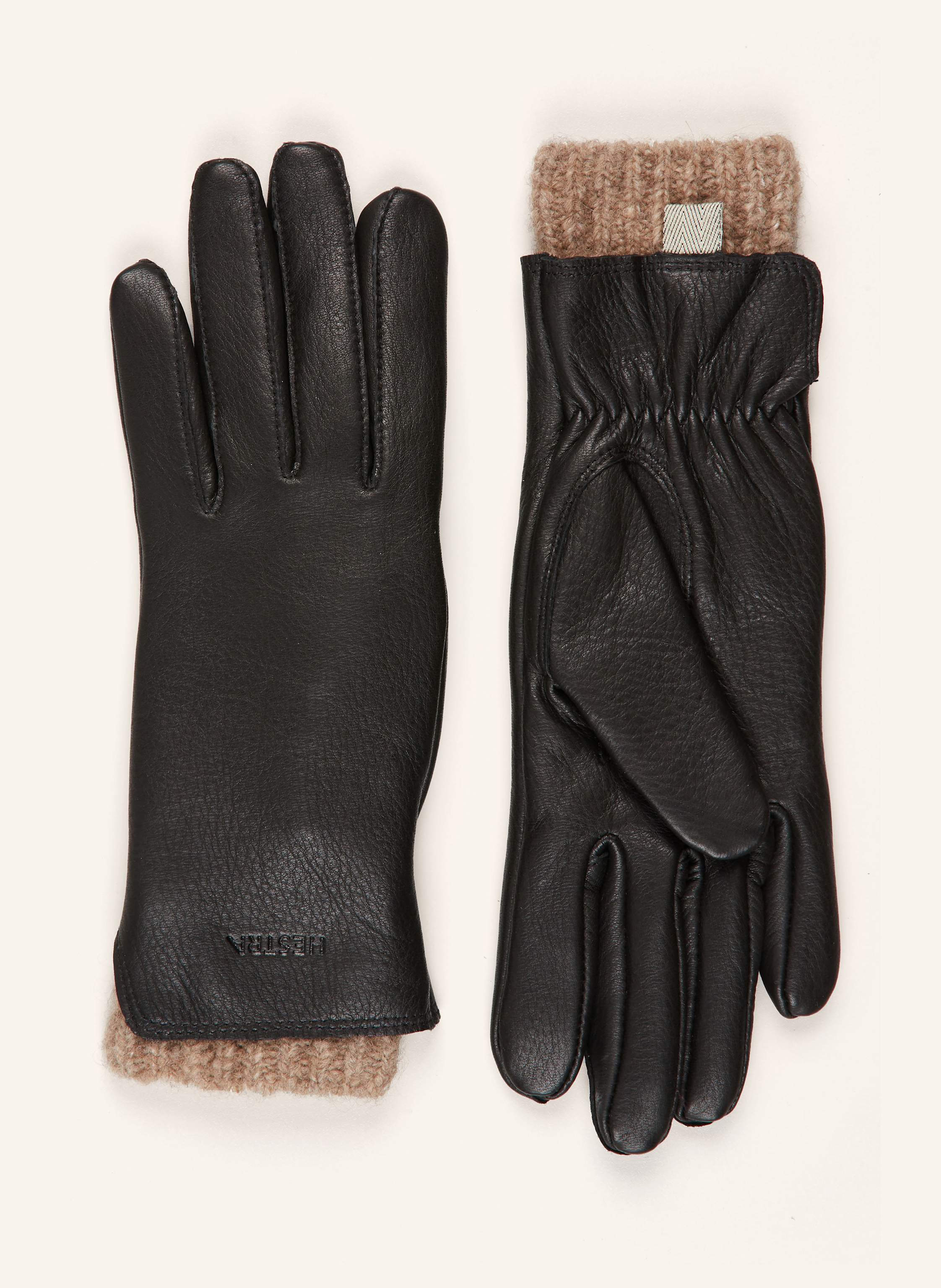 HESTRA Lederhandschuhe TIRIL mit Alpaka