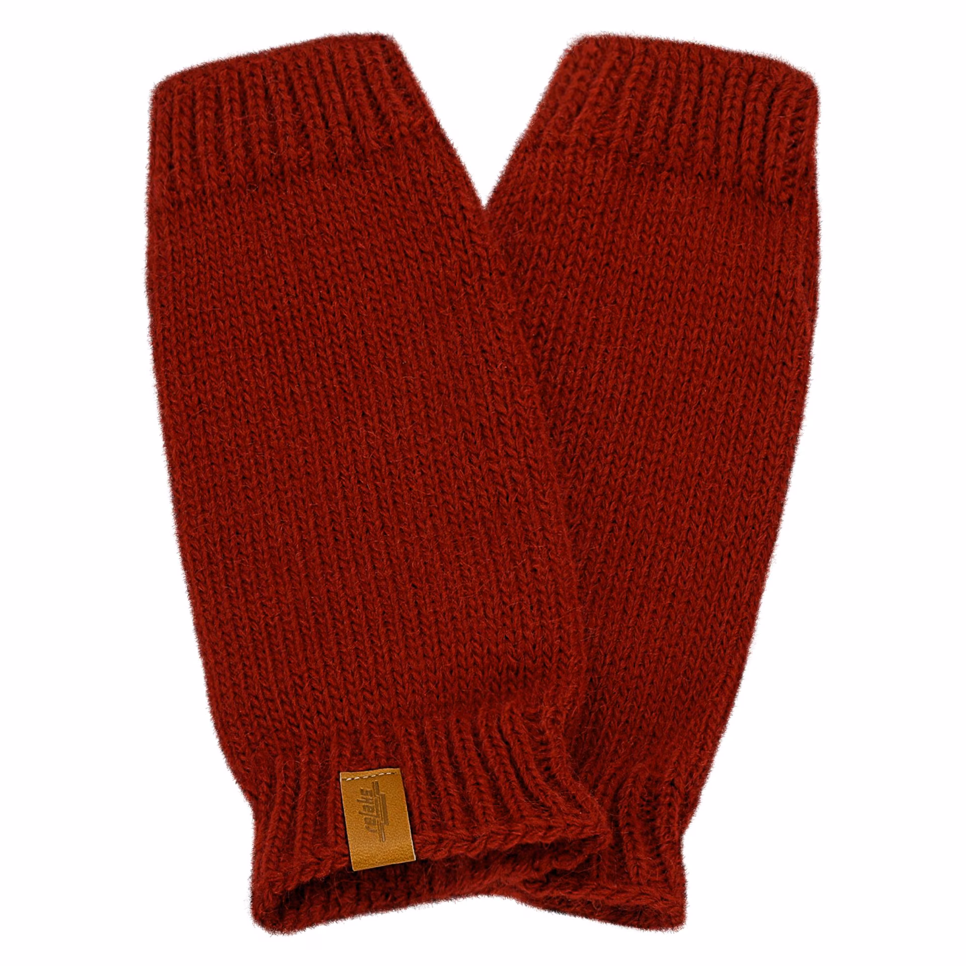 Bordowe mitenki damskie RELAKS