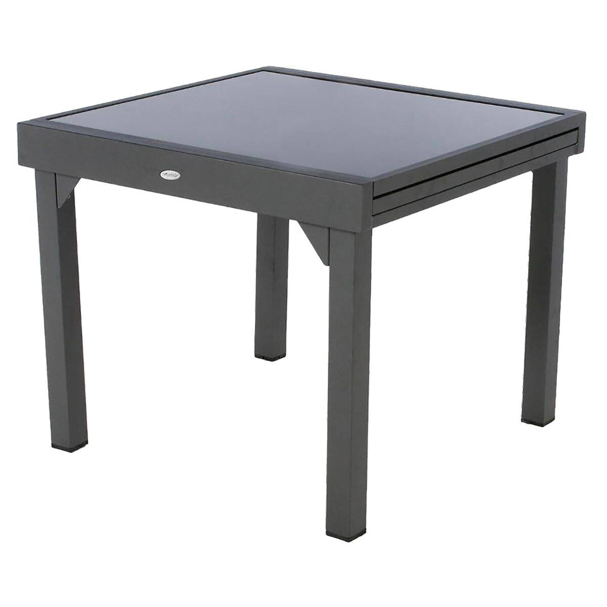 Mesa extensível PIAZZA cinza graphite 90-180cm