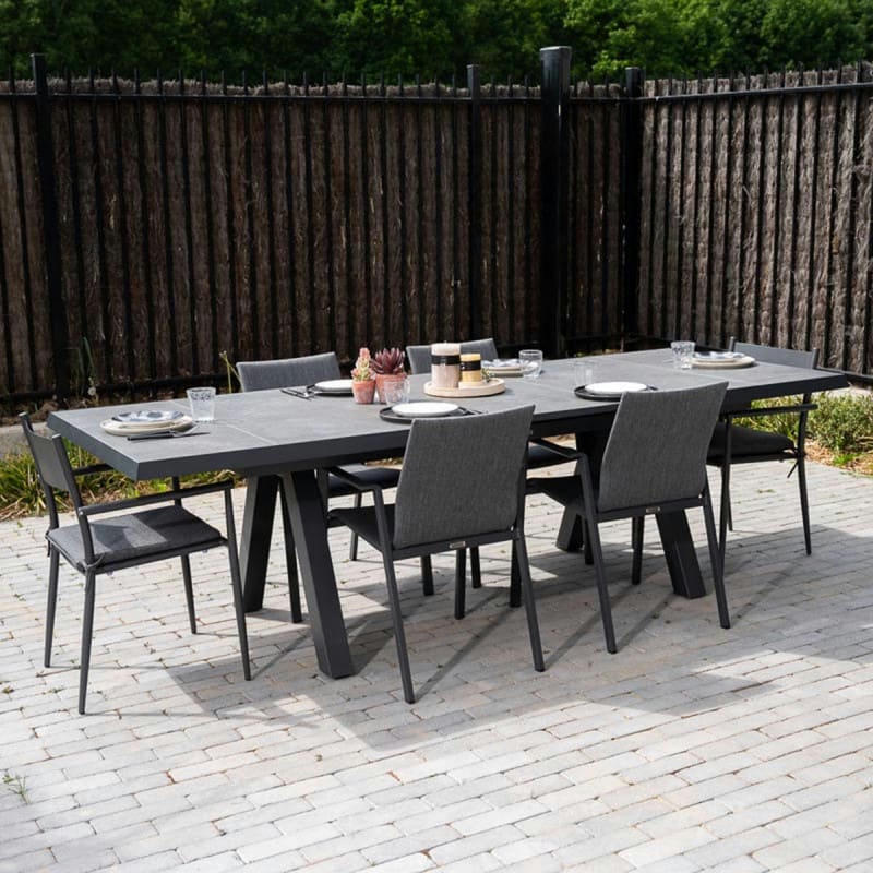 KRION - Table avec plateau en céramique extensible L2,65m