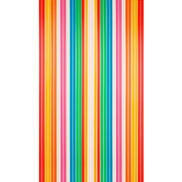 Türvorhang, bunt, Polyethylen (PE)