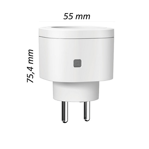 3 Prises intérieures 3680W connectées Wifi  3 Interrupteurs ON/OFF