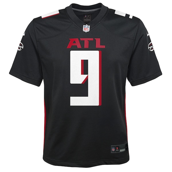 Michael Penix Jr. Atlanta Falcons Nike Youth Team Game Jersey - Black