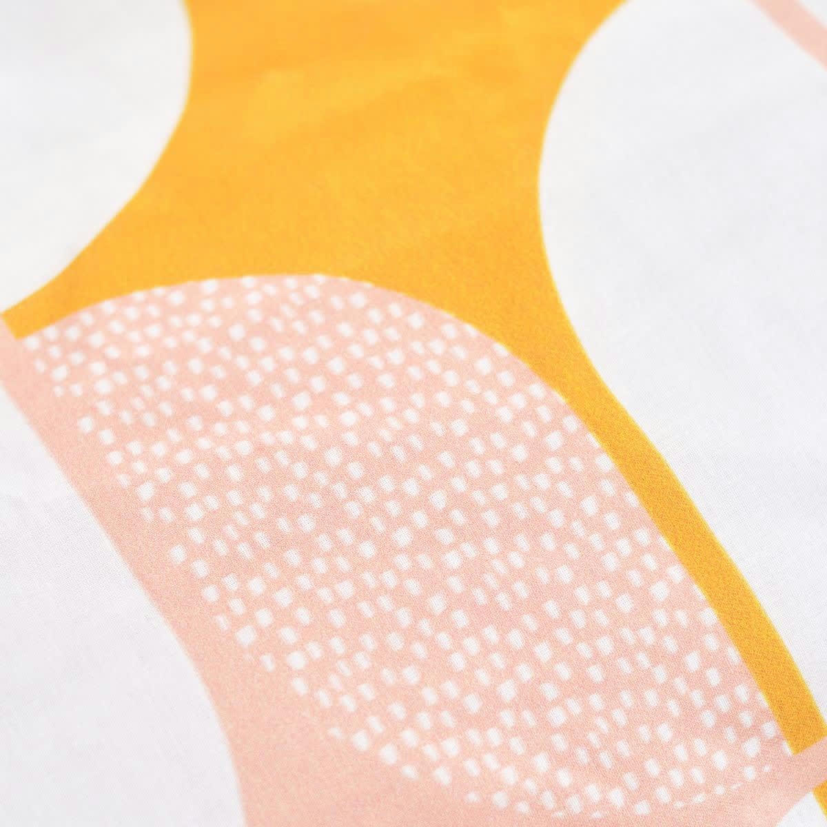 - Parure de lit en Coton Jaune 240x220 cm