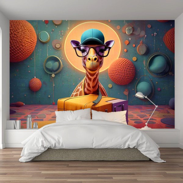 Feeby Fototapeta, Abstrakcyjna żyrafa 150x105