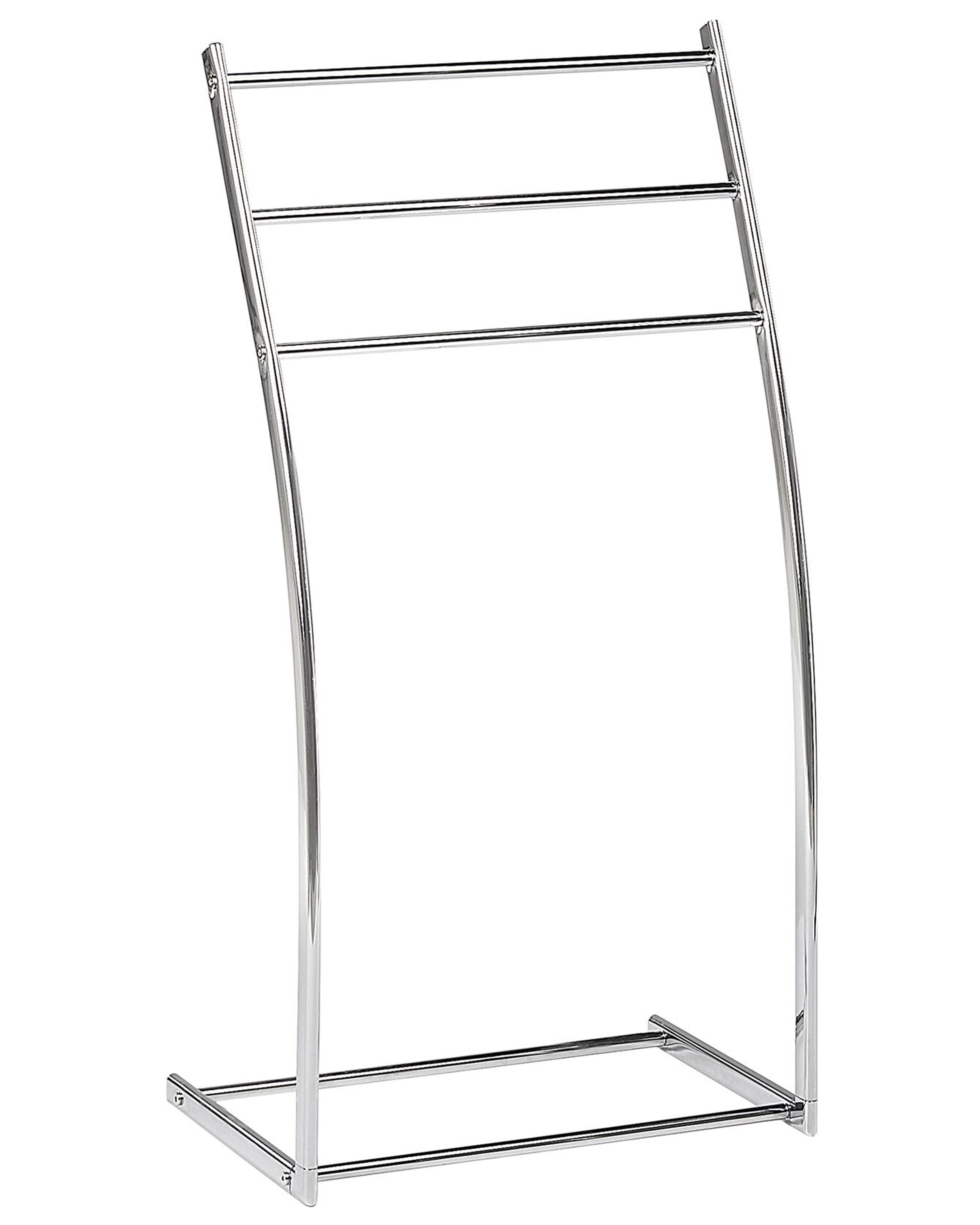 Towel Stand AMBIL Metal Silver