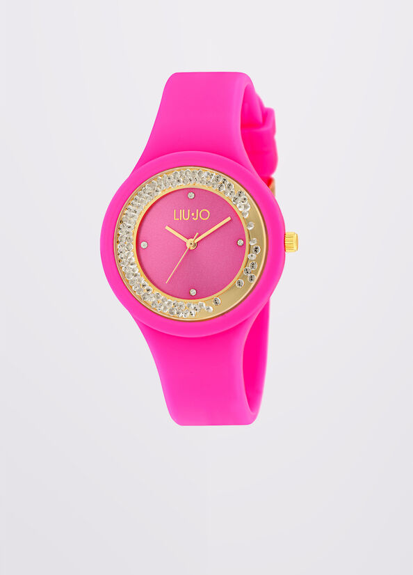 Orologio in silicone con brill