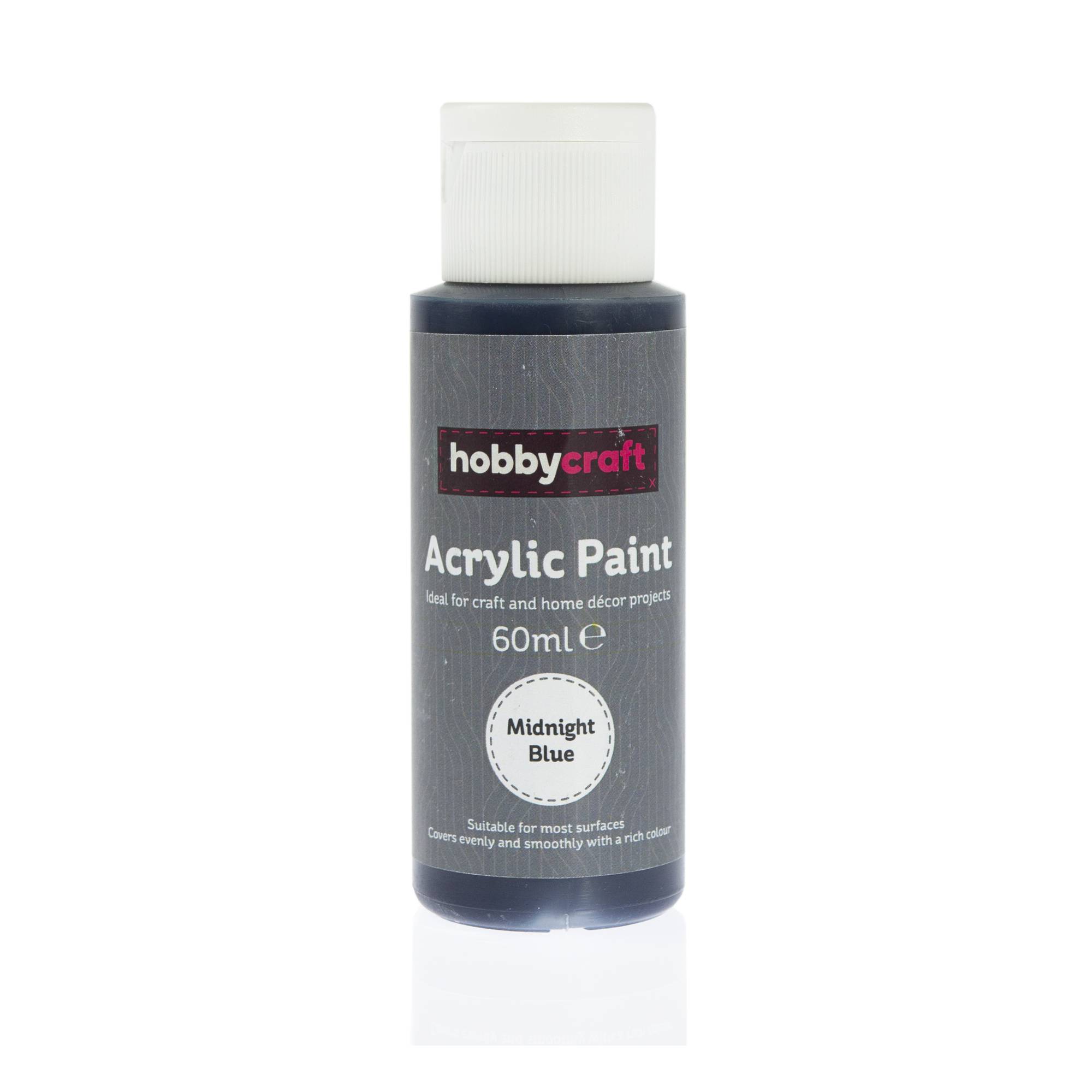 Midnight Blue Acrylic Craft Paint 60ml