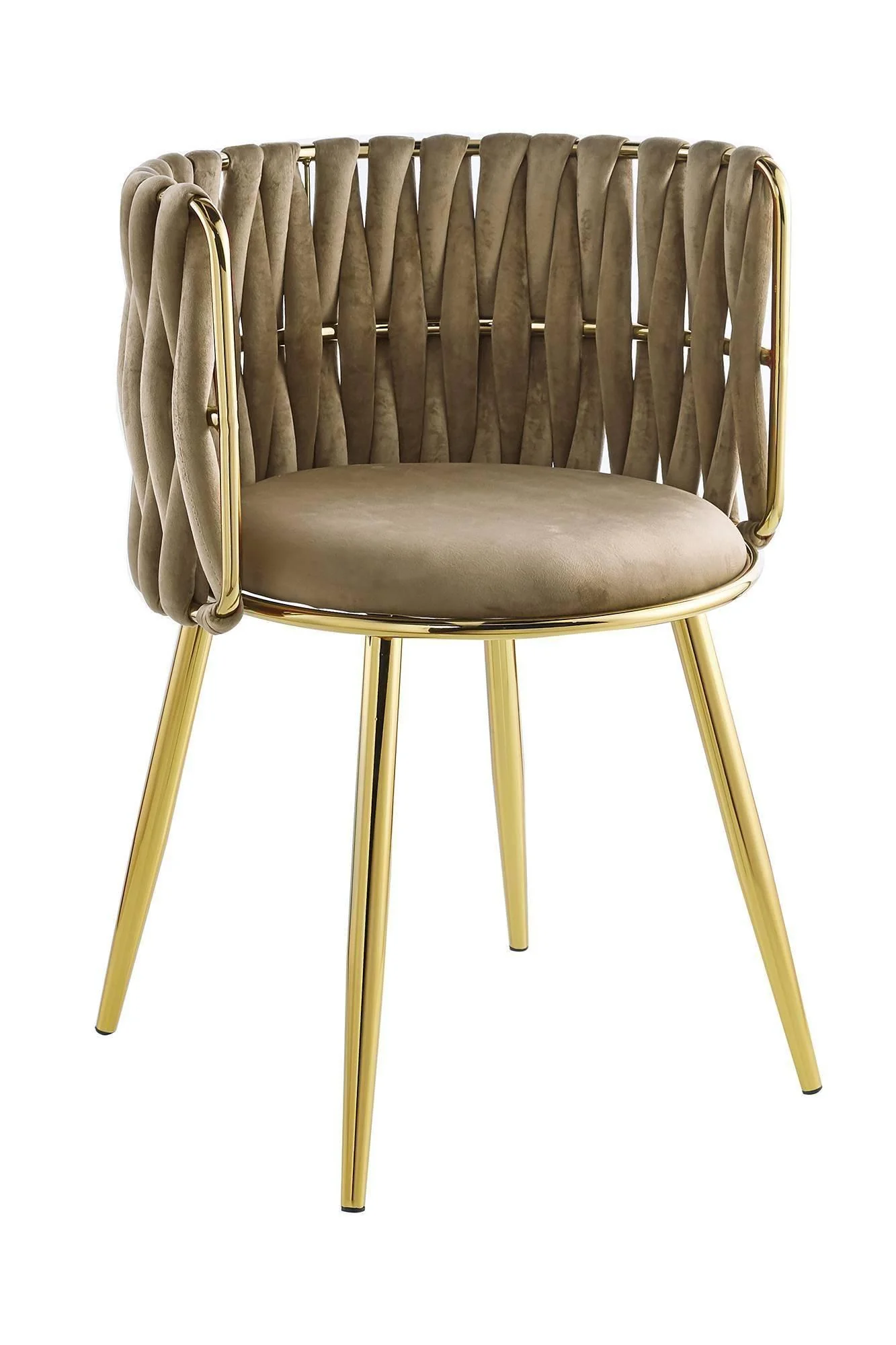 Set van 2 eetkamerstoelen Melly velvet