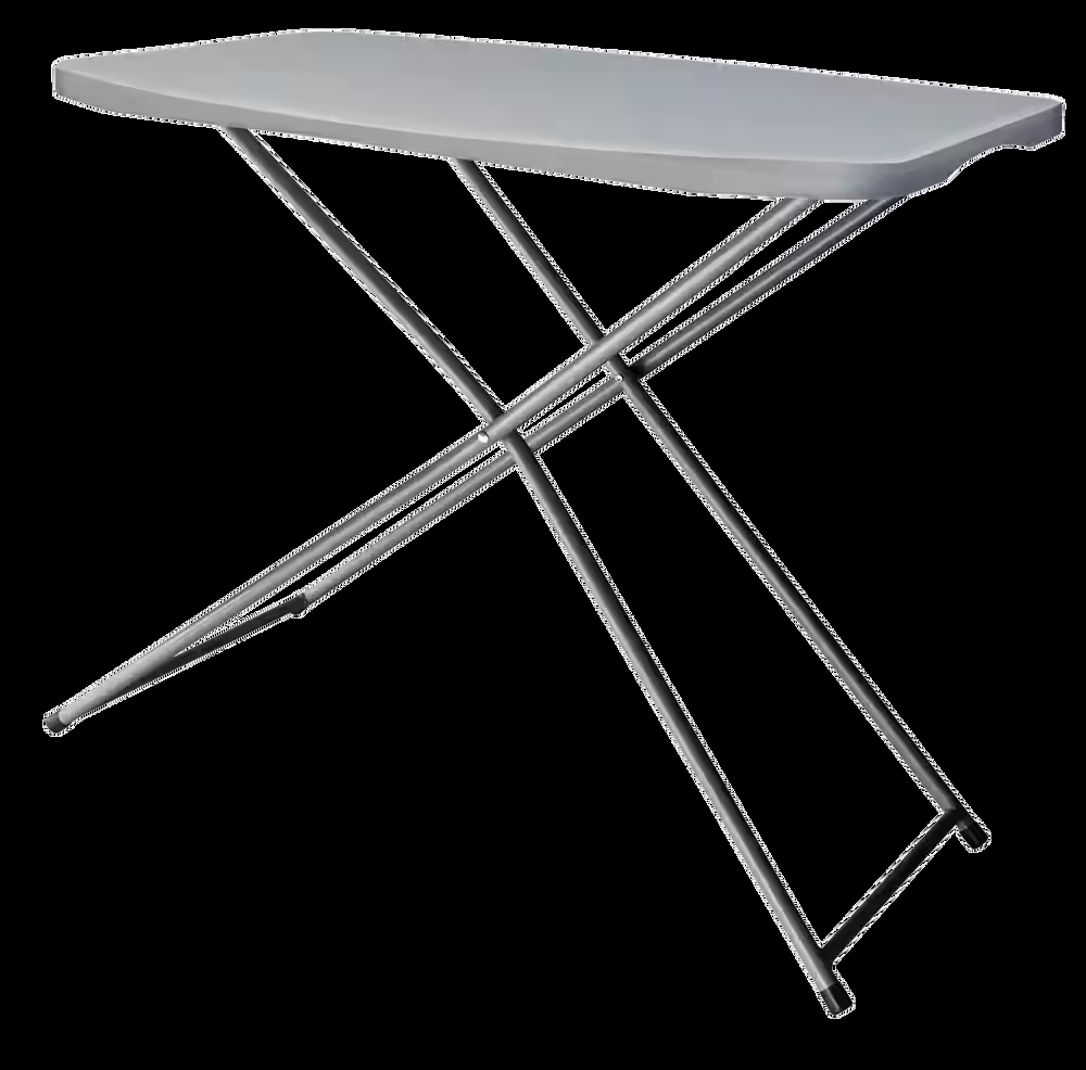 PDG Portable Height Adjustable Indoor/Outdoor Plastic & Metal Folding Activity Table, White