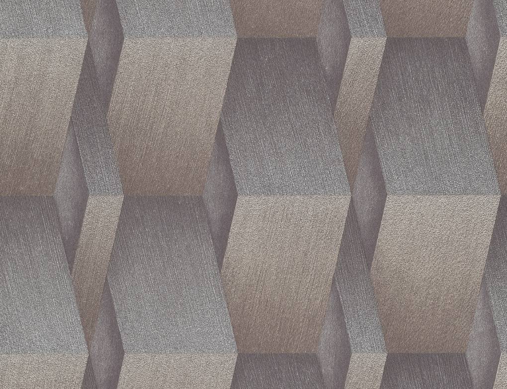 Vliestapete Grafik Glanz Gold