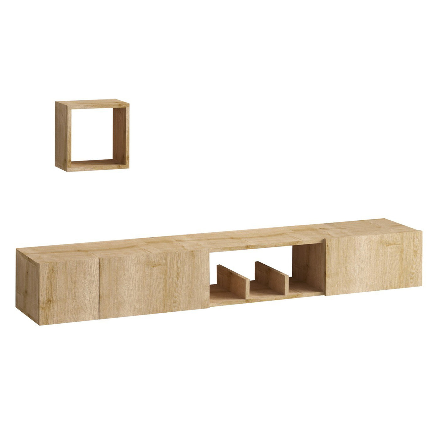 Giga Meubel - Tv-meubel Naturel Hout - 180x32x25cm - Avior