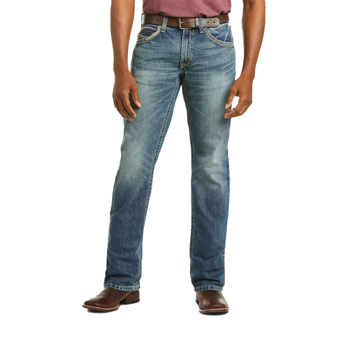 Мужские джинсы Ariat M5 Slim Gambler Stackable Straight Leg.