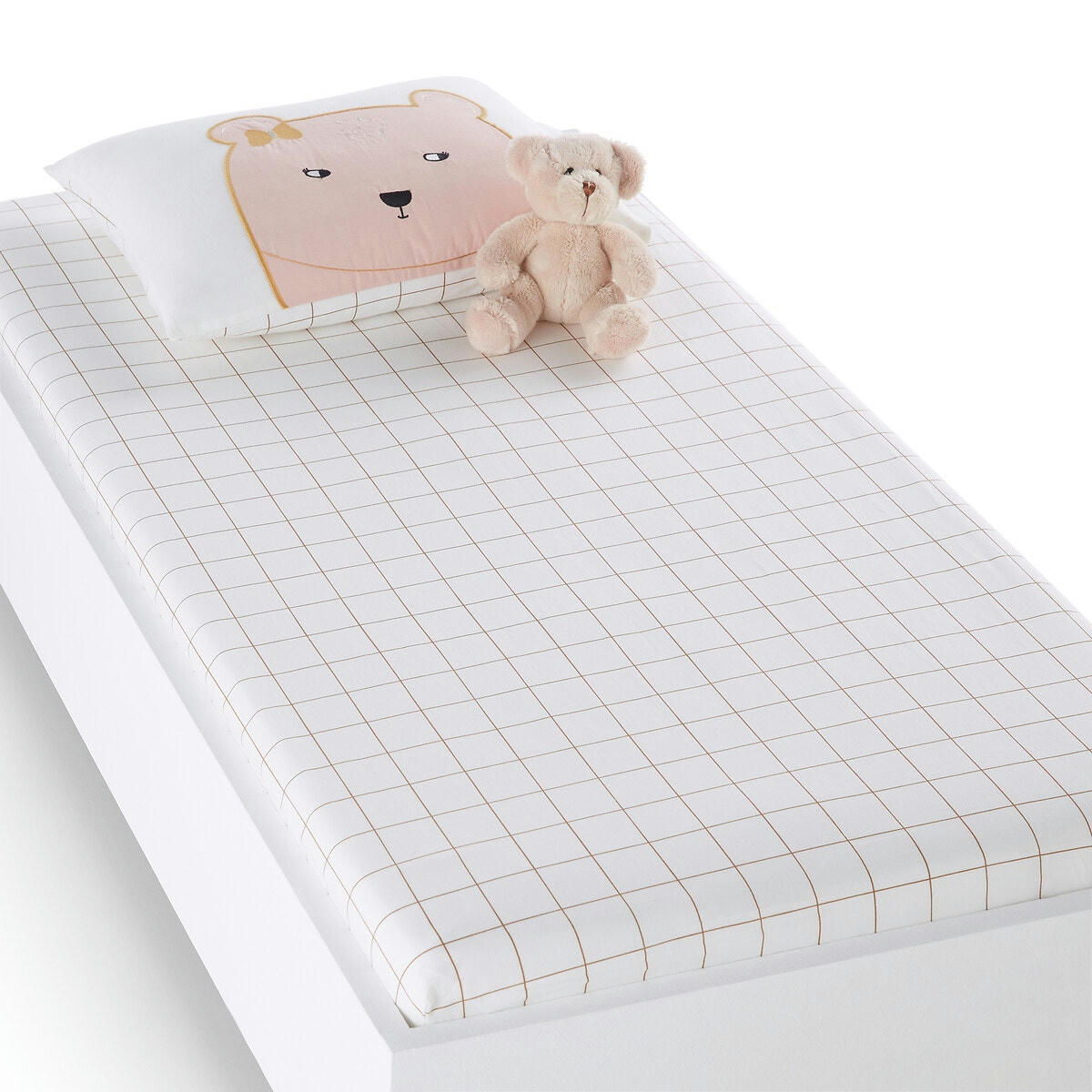 Drap-housse bébé bonnet 17 cm, coton, Annabella