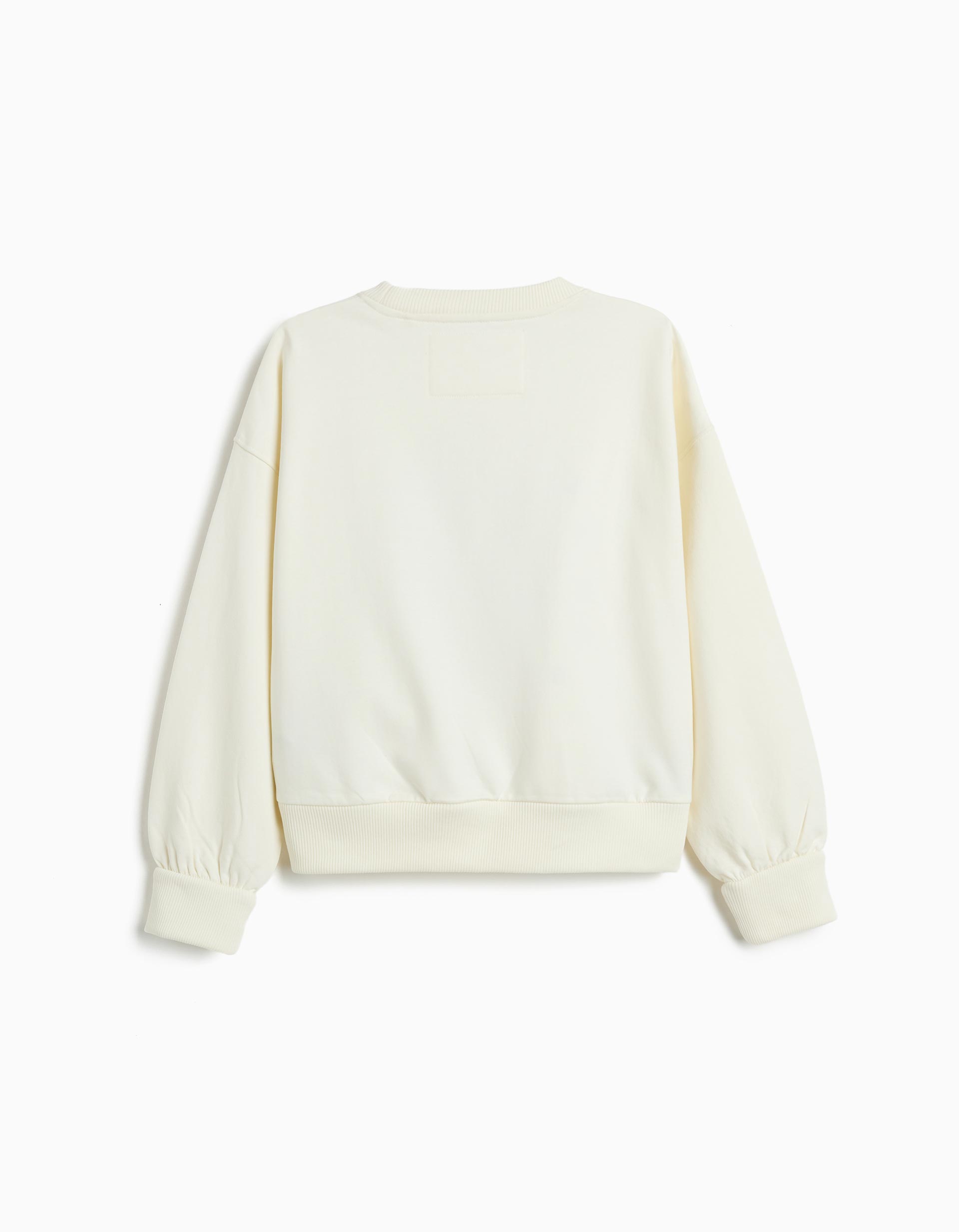 Sweatshirt 'Rolling Stones', Menina, Branco