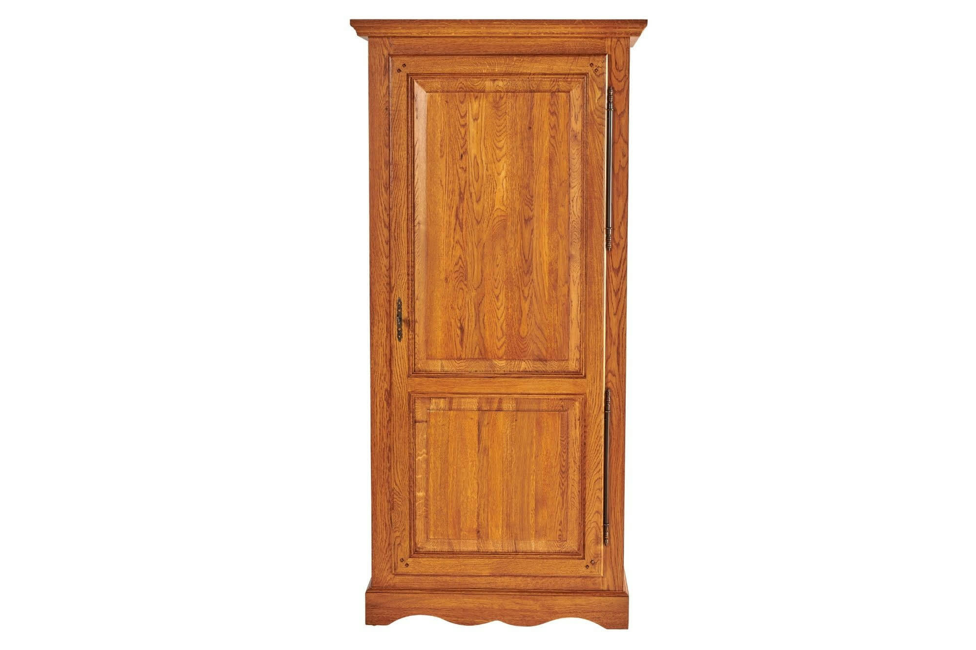 LA BRESSE - Bonnetière en chêne massif 1 porte 3 tablettes