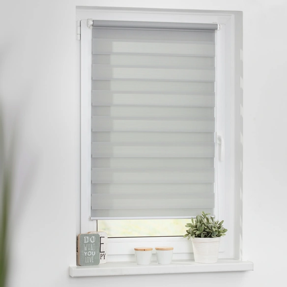 Duo-Rollo, ‎Klemmfix, B x L: 100 x 150 cm, Polyester, grau