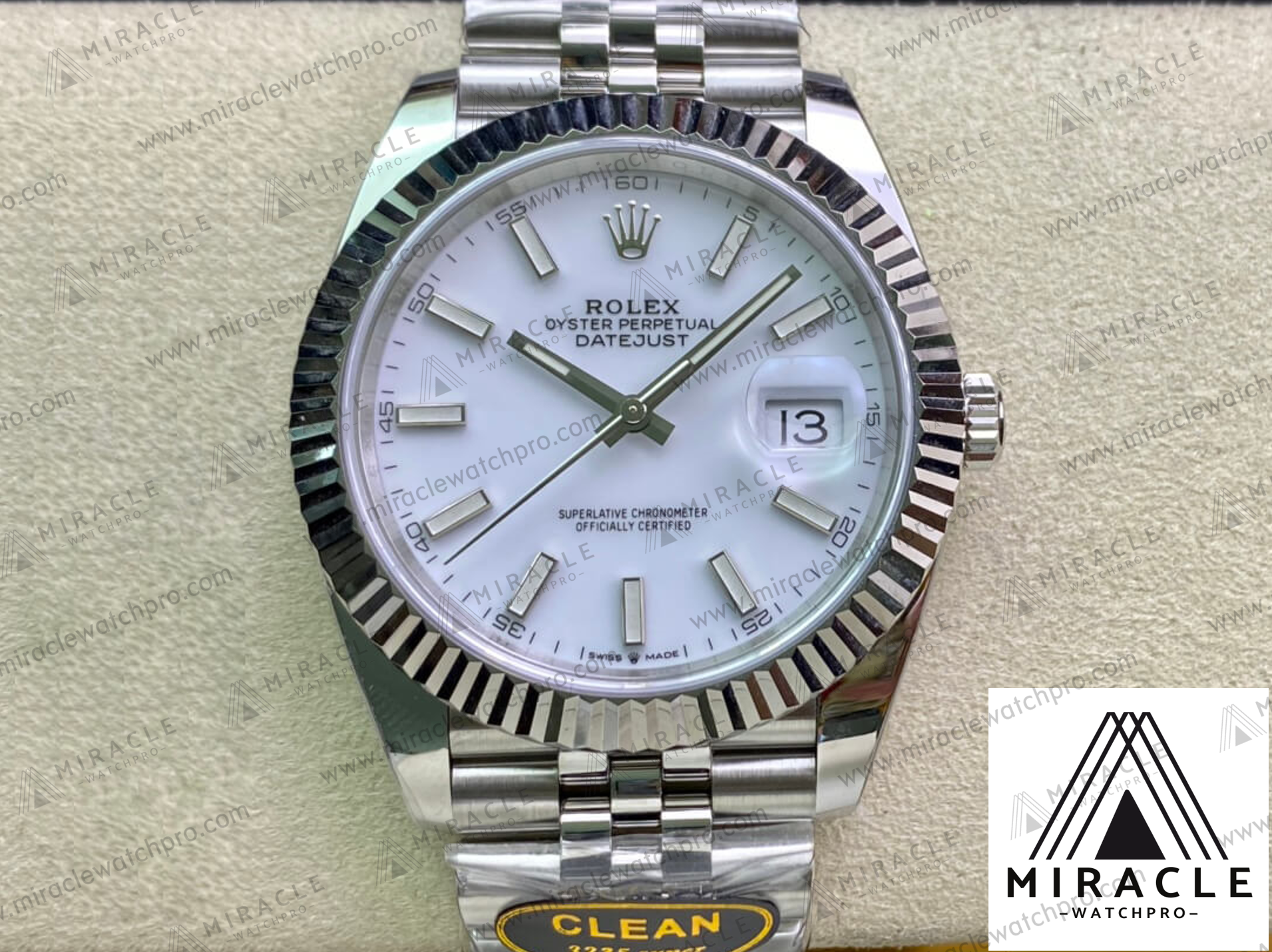 ROLEX-DATEJUST-REF.M126334-0010-ELITE CLONE-41MM-Replica Watch