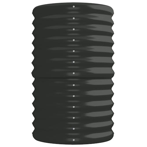 NNEVL Garden Planter Powder-coated Steel 224x40x68 cm Anthracite