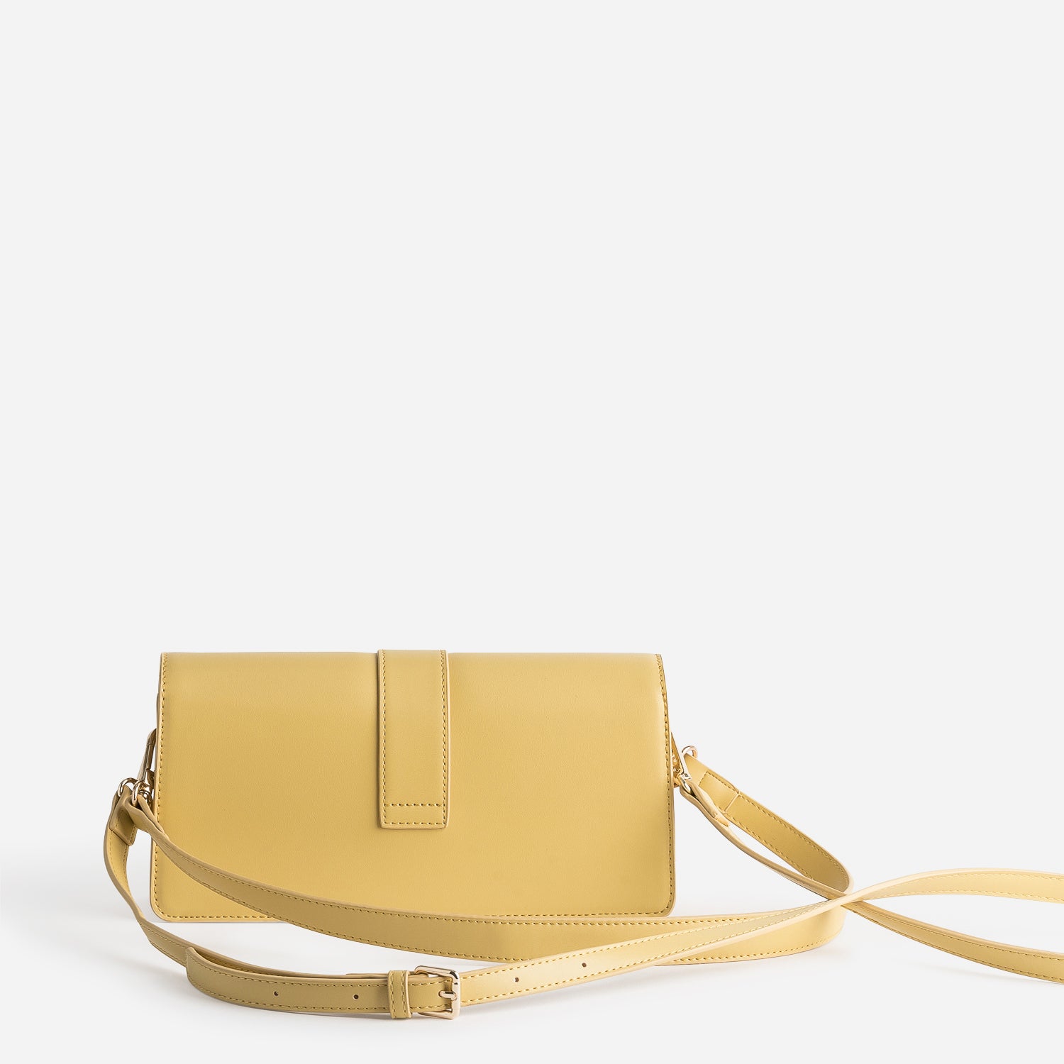Sac TEXTO jaune à double-anse