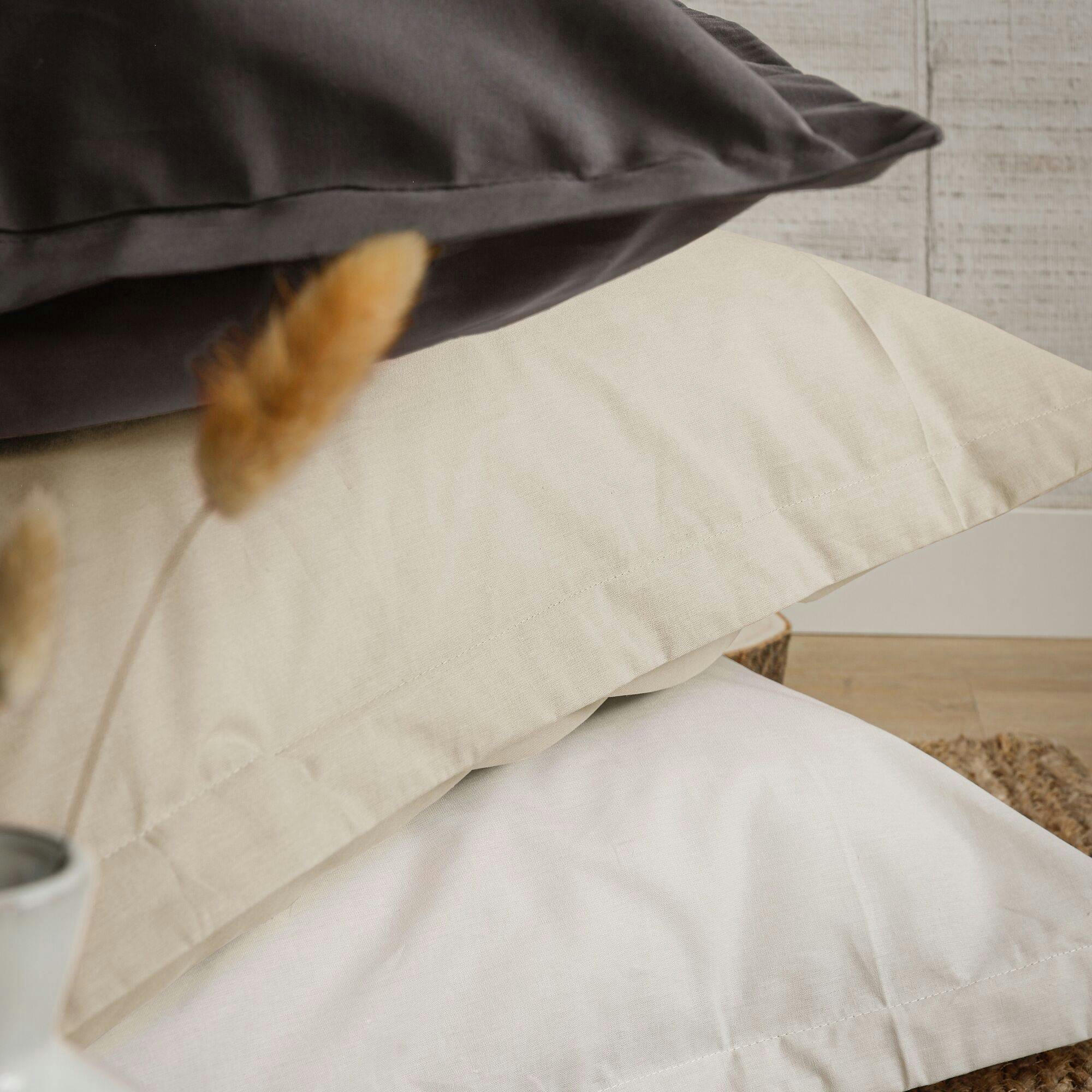 FIL & SENS - Housse de couette en coton Bio lin 240 x 220 cm
