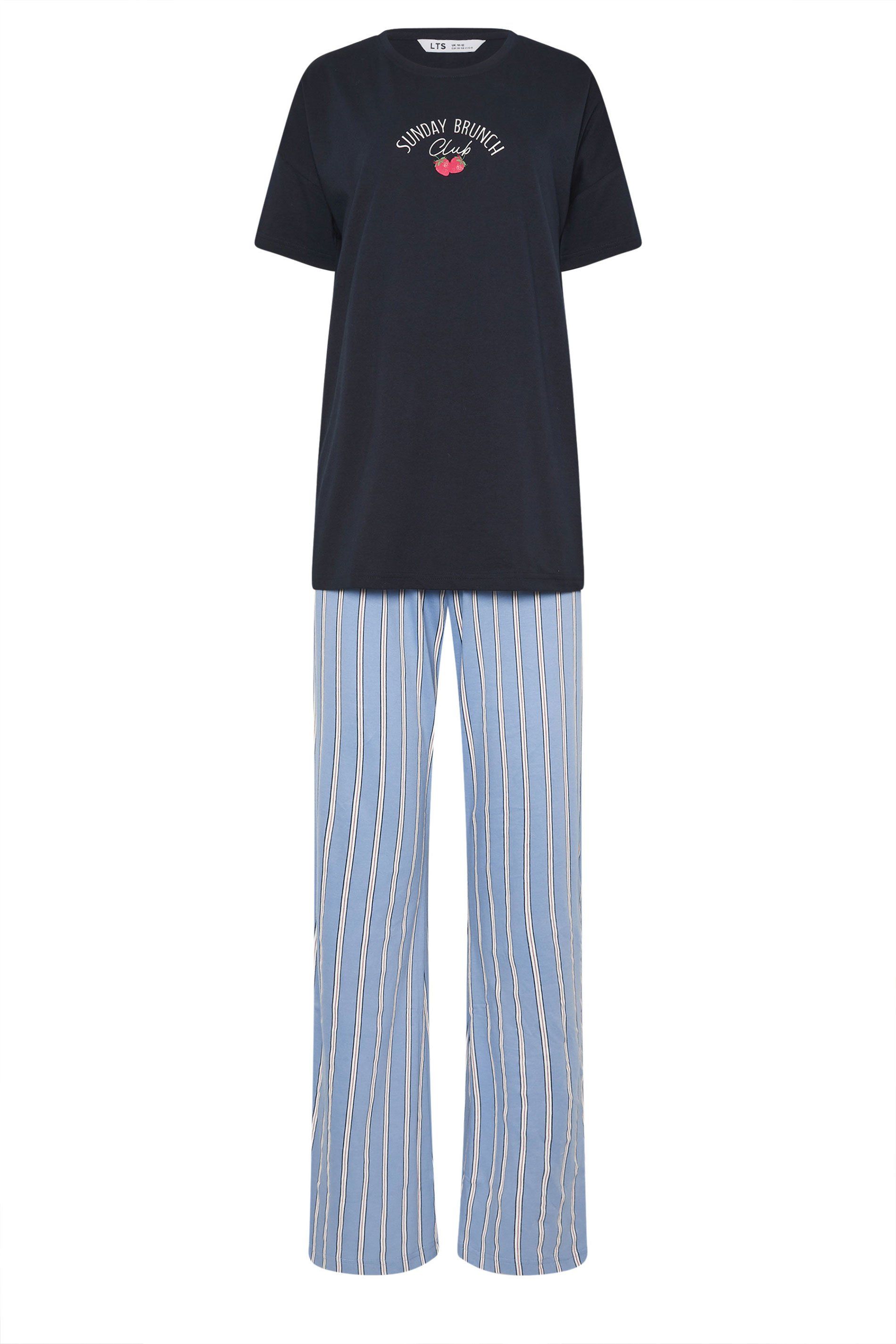 Long Tall Sally Tall 'Sunday Brunch' Slogan Pyjama Set