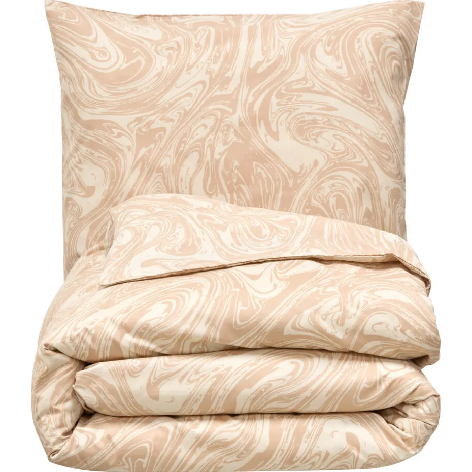 Kwantum Dekbedovertrekken | Beddengoed | Dekbedovertrek Marble Soft Pink 140×220 Cm