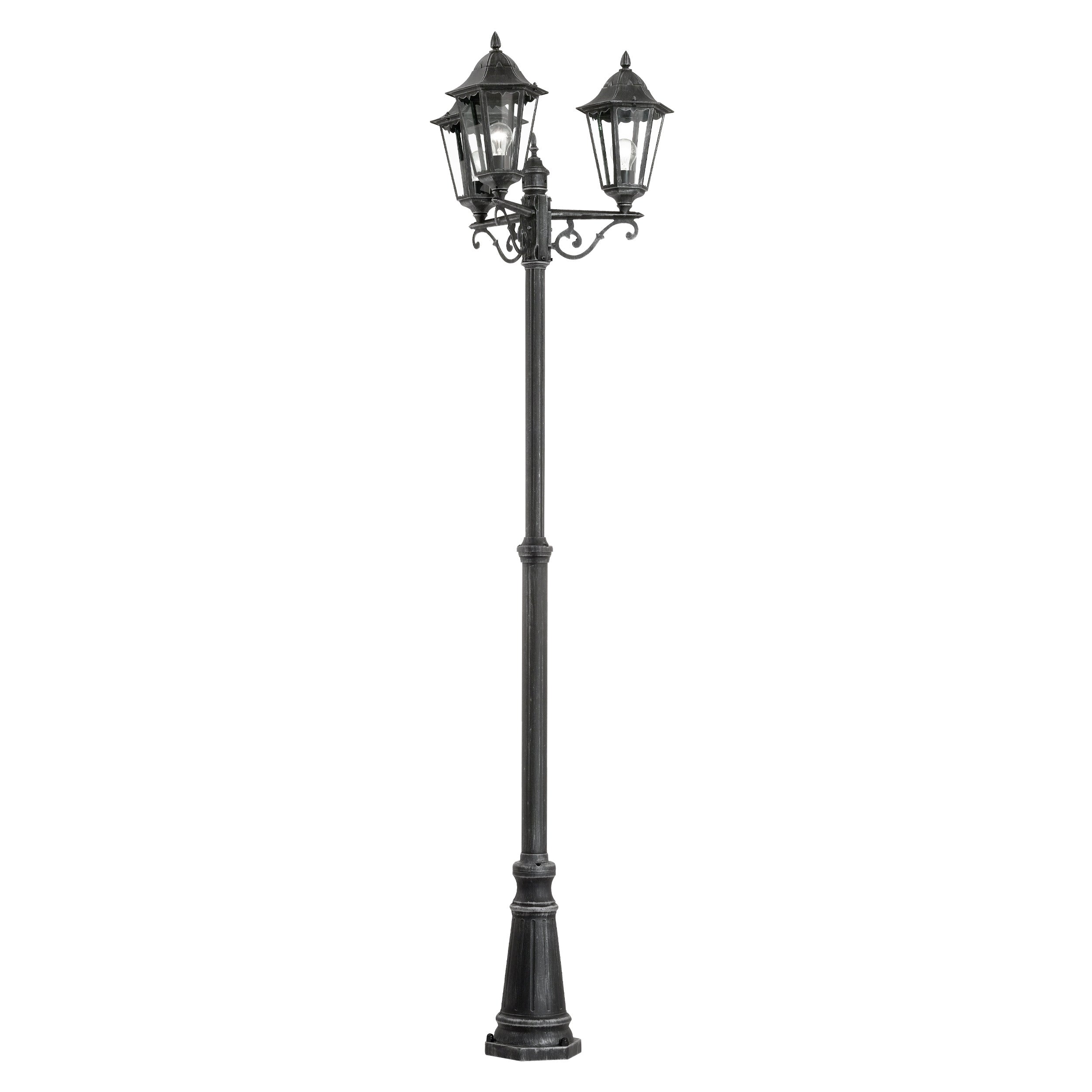 EGLO staande lamp buiten Navedo - e27 - 220 cm - zwart