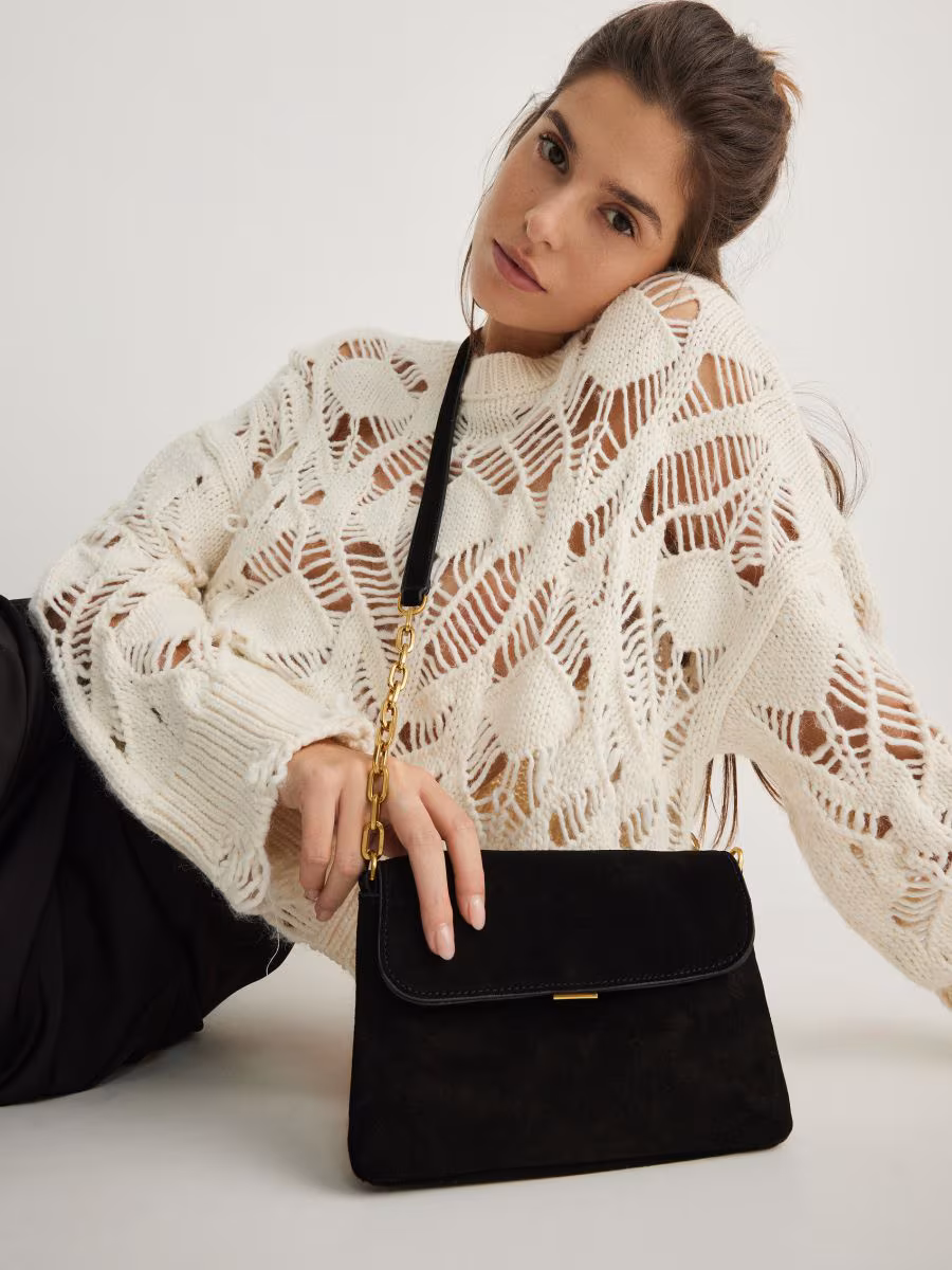 Suede Shoulder Bag