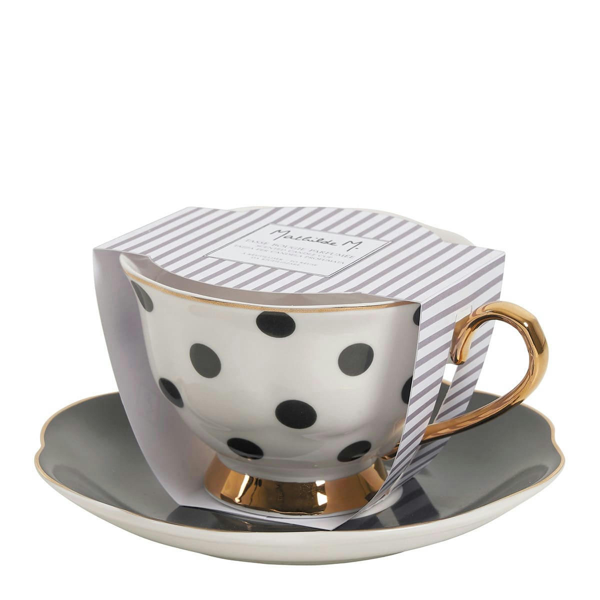 - Bougie parfumée - Pois gris - Marquise