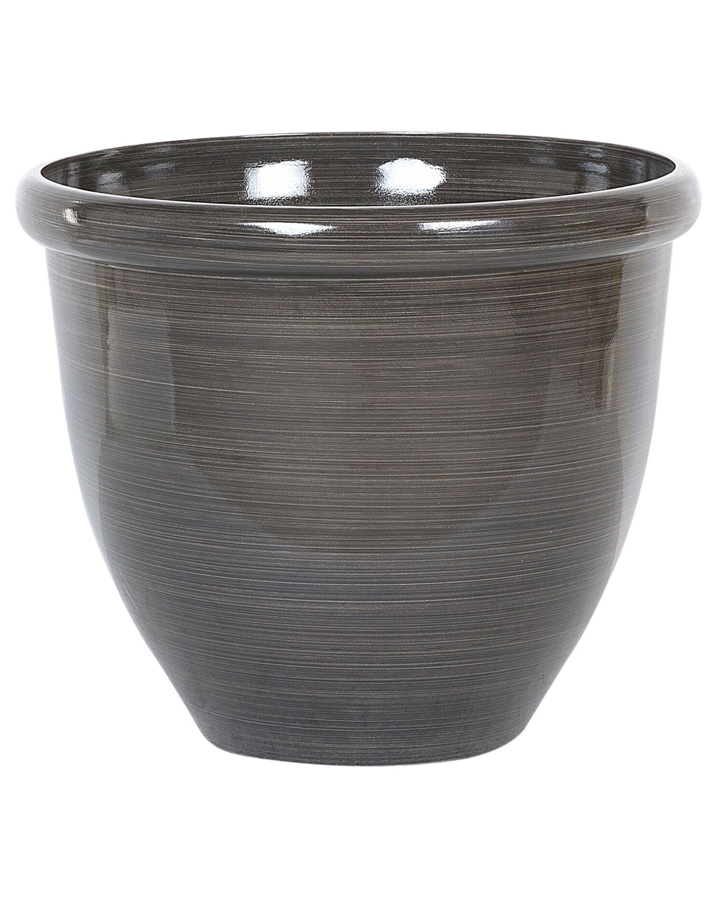 Okrągła doniczka ⌀ 44 cm ogrodowa brązowa