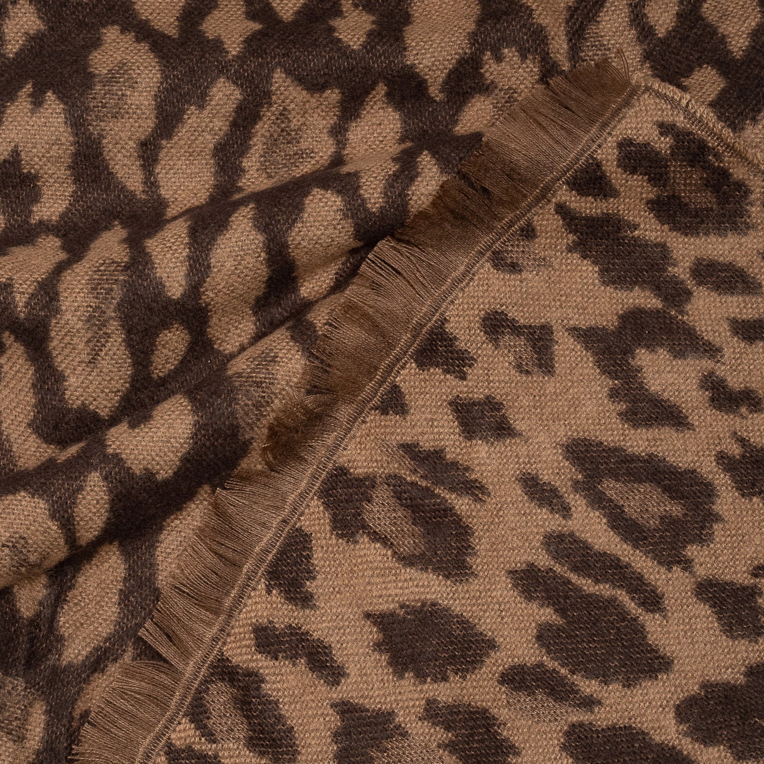 Etole beige jacquard motif léopard