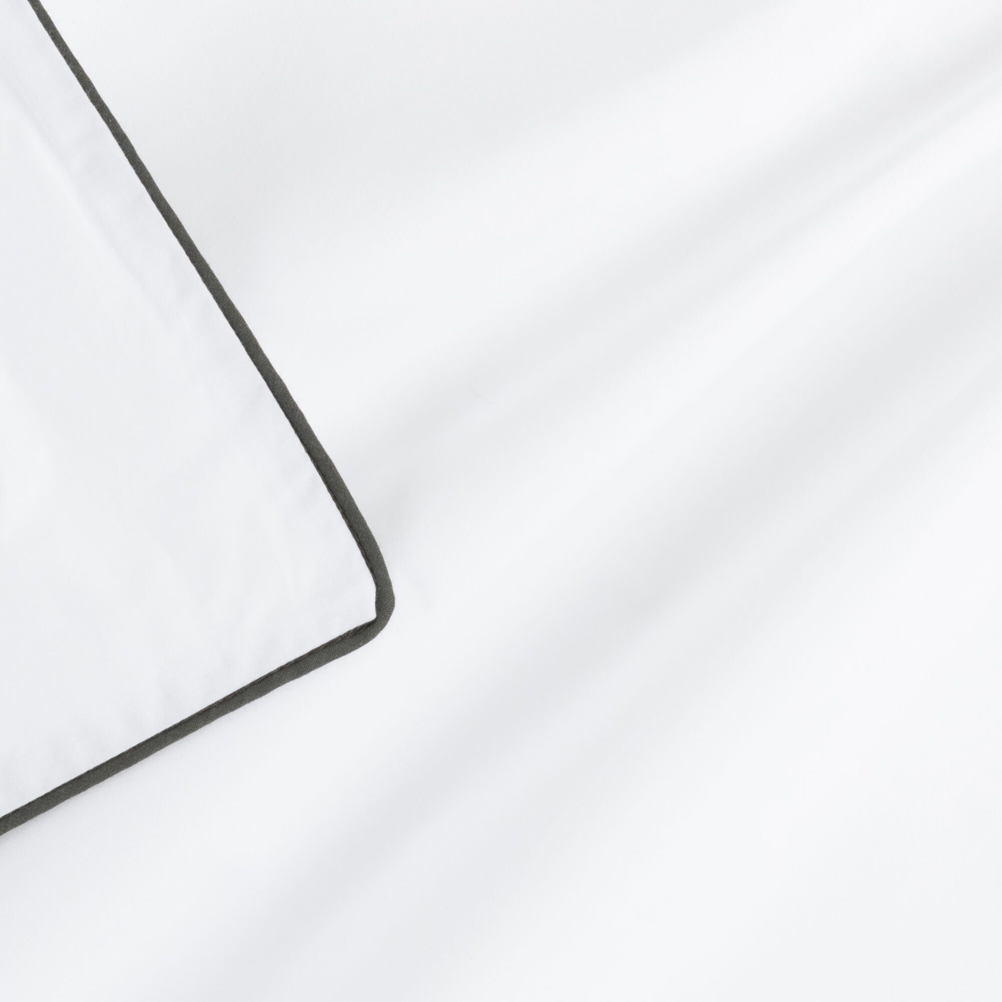 BONSON - Housse de couette en percale de coton 260x240cm - blanc