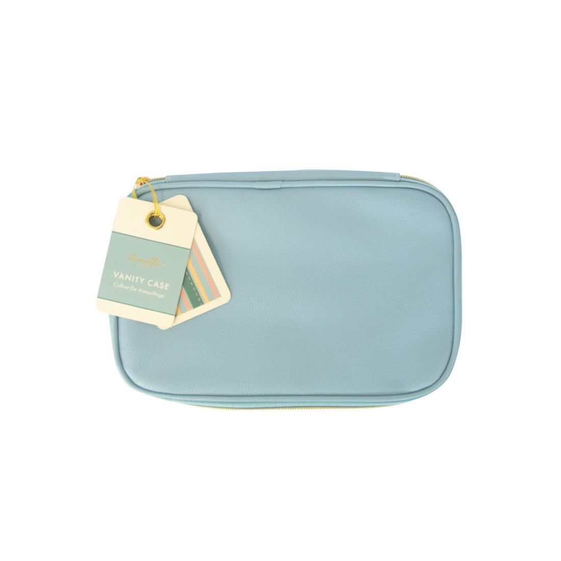 Danielle Creations Double Zip Blue Vanity Case