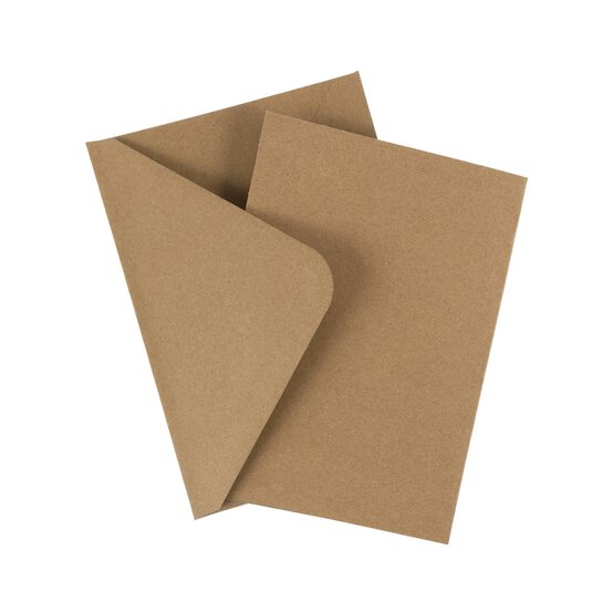 Kraft Cards 5 x 7 Inches 50 Pack