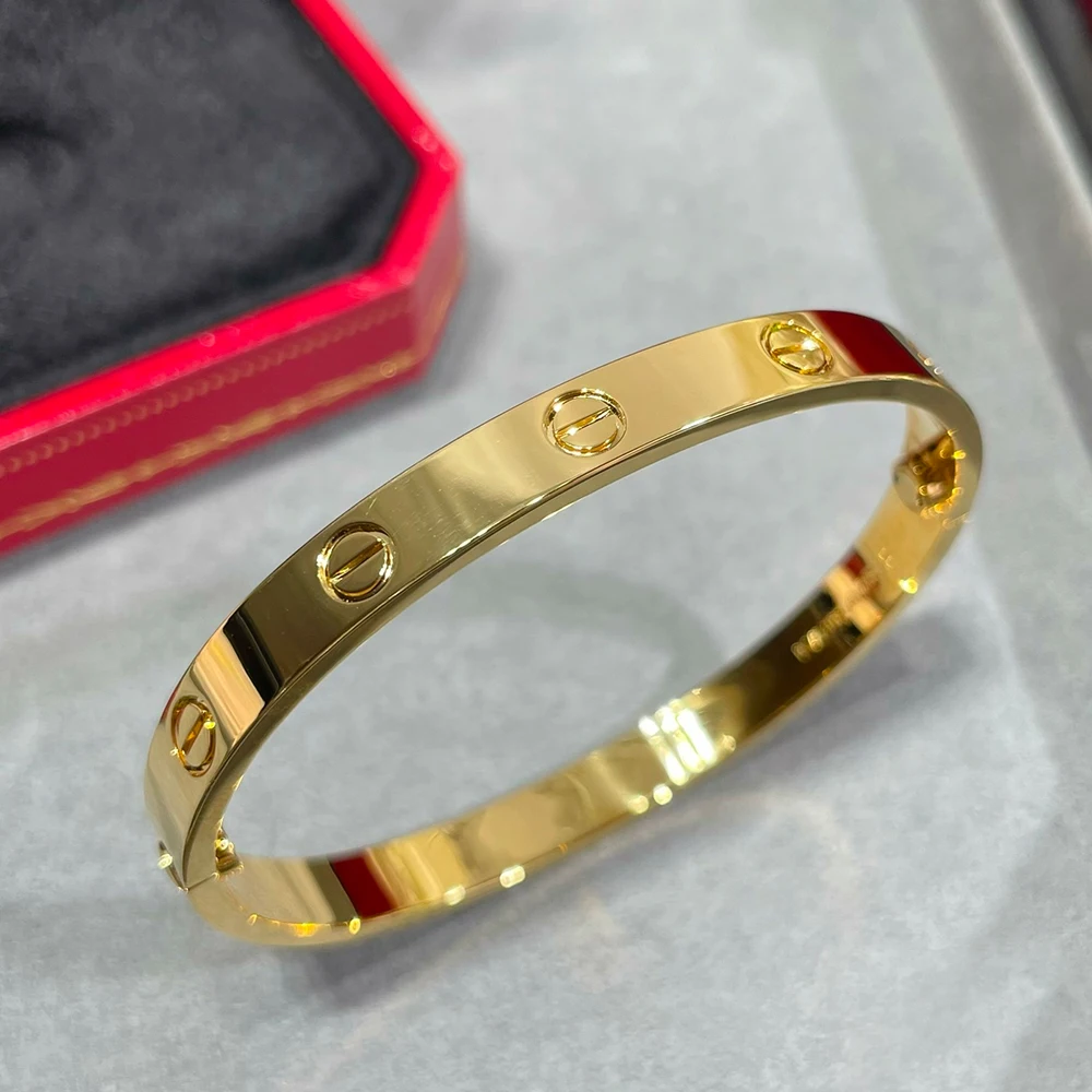 Cartier LOVE bracelet  brushed finish