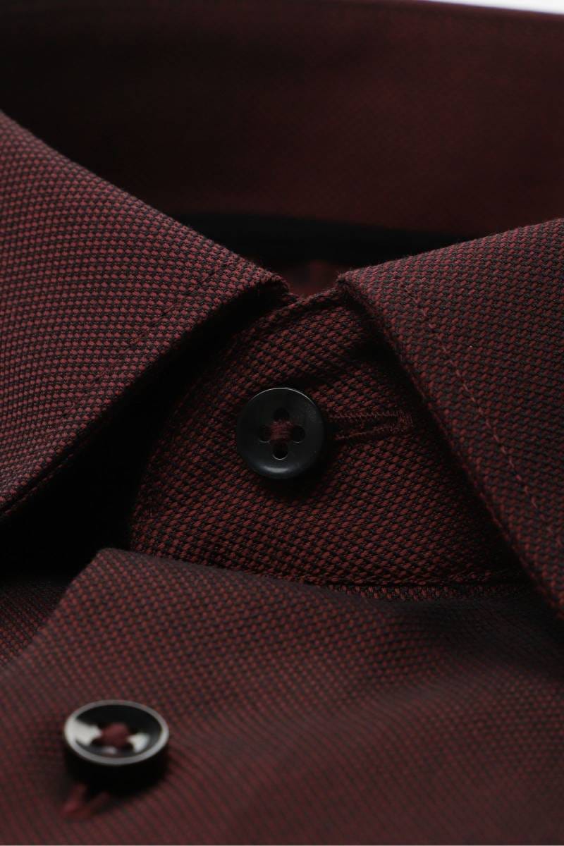 ETERNA Modern Fit Hemd Flieder-lila, Strukturiert