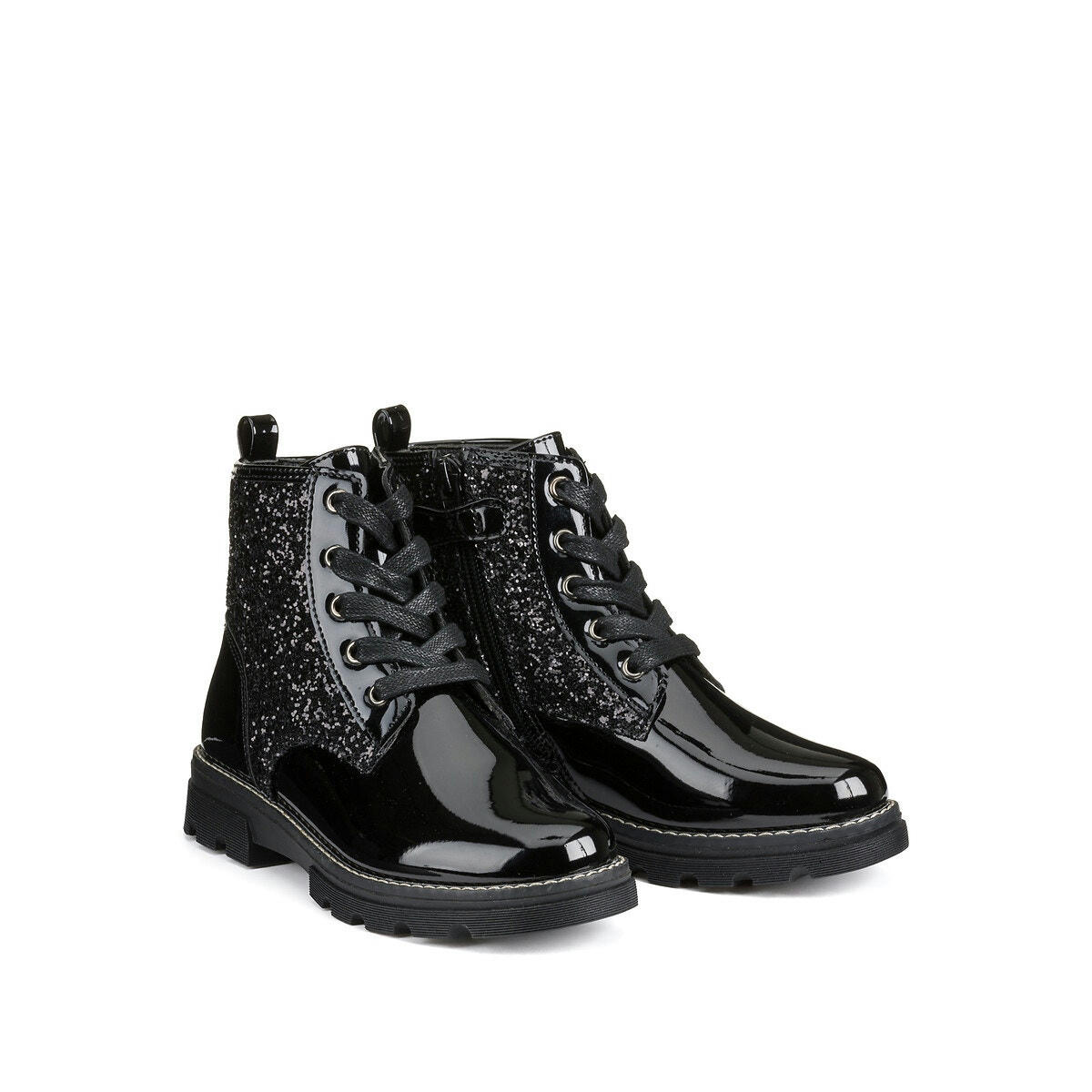 Bottines zippées et à lacets