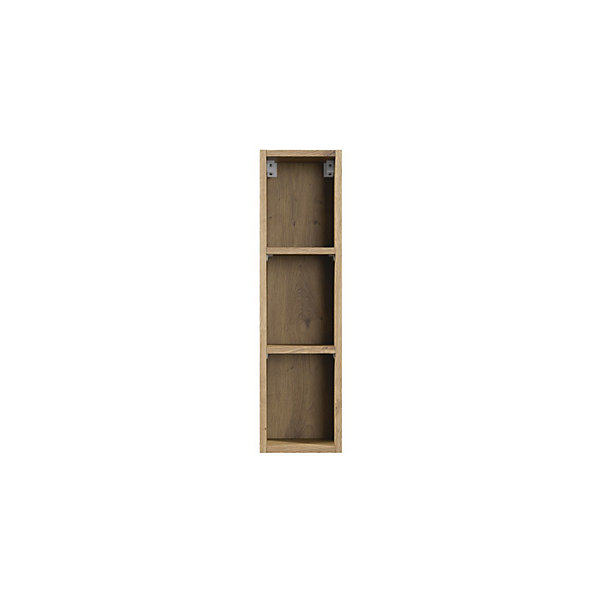 Meuble mural BRAZZA20 cmChene clairFinition artisanMeuble suspendu