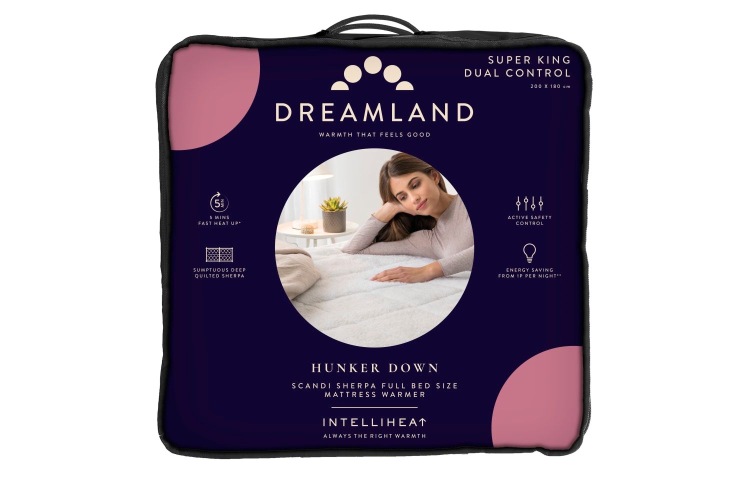 Dreamland IntelliHeat Scandi Full Size UB Super King Dual Control