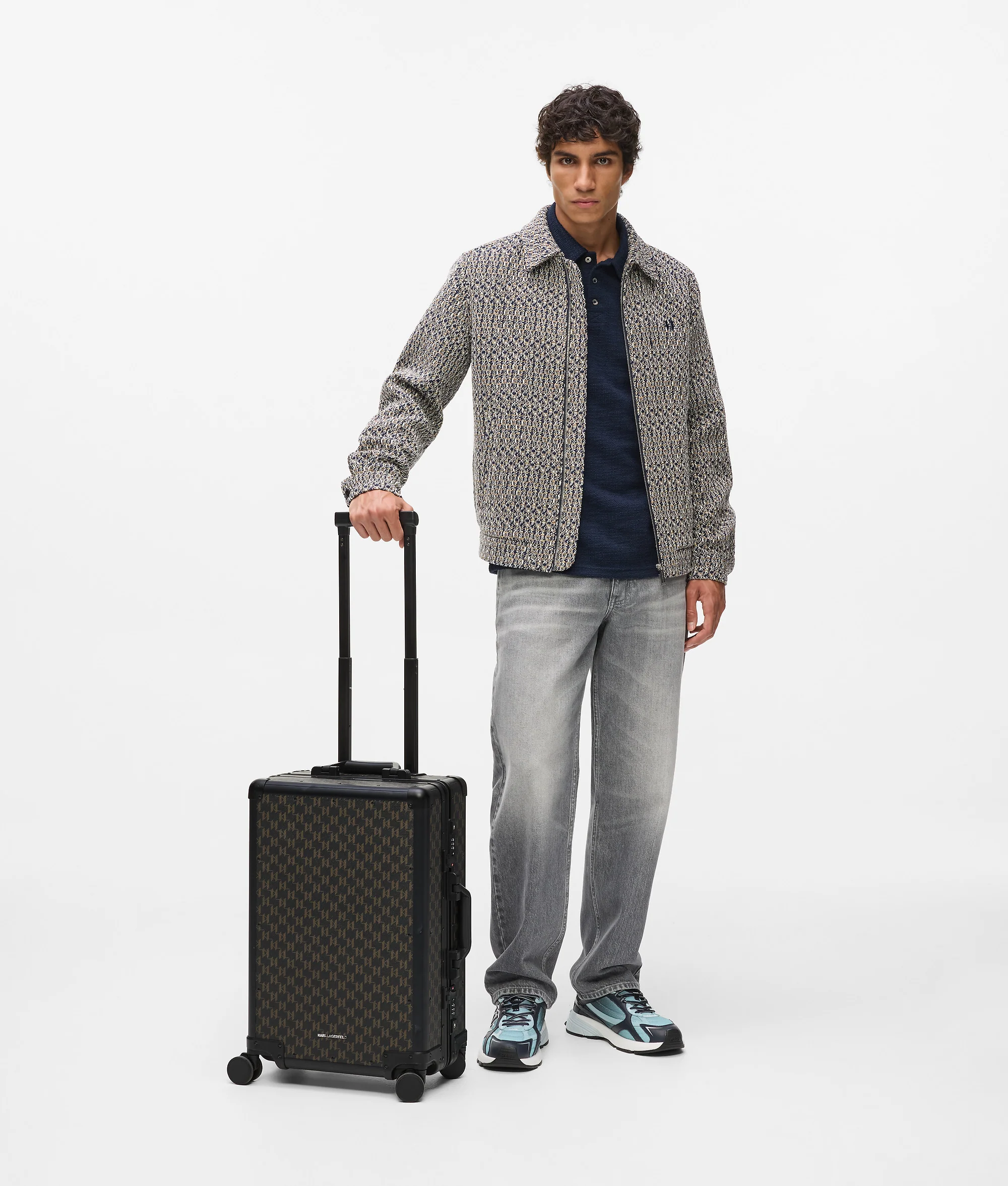 Valise à roulettes Kanvas K/Monogram