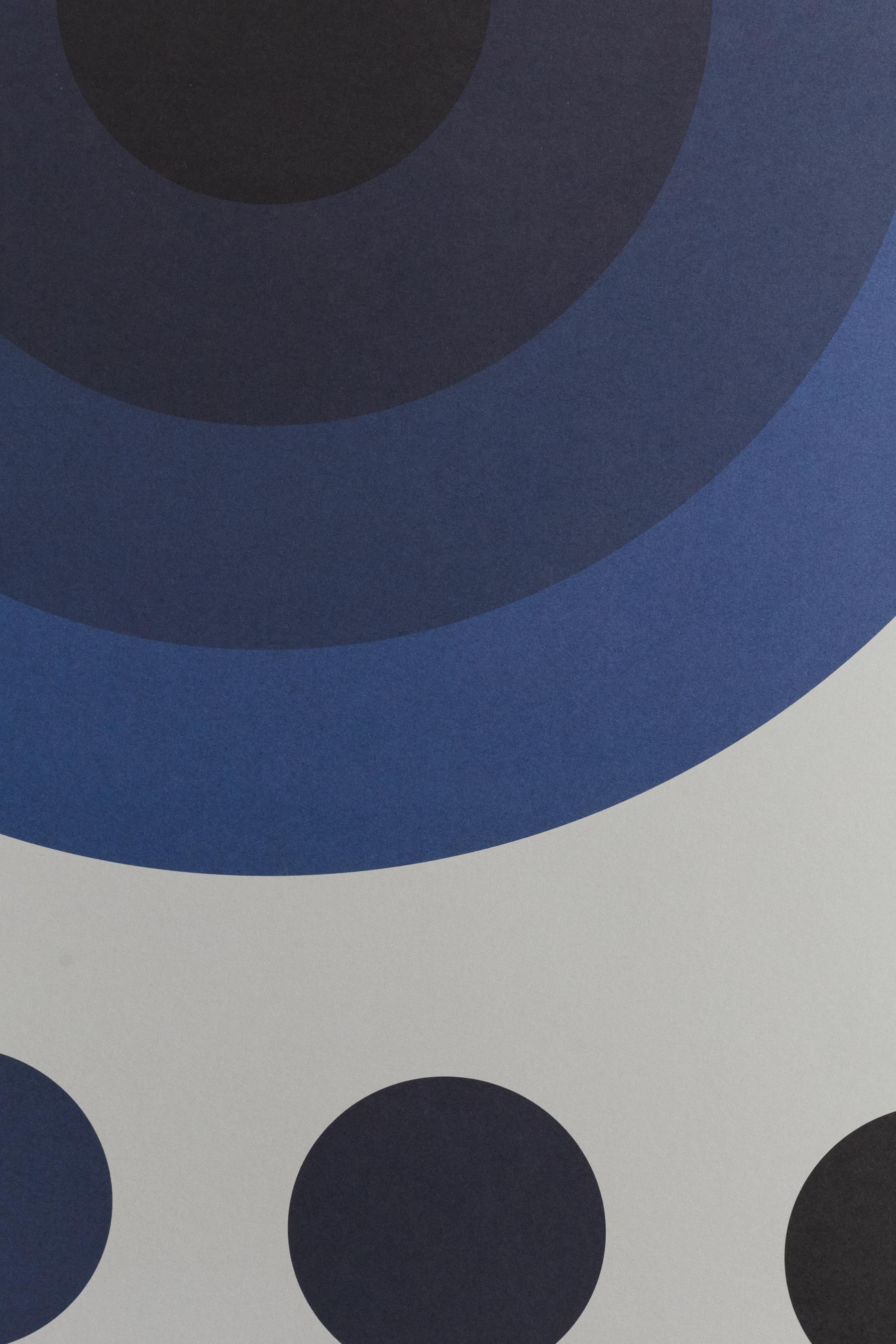Póster Bauhaus Blue de POSTERY (50 x 70 cm)
