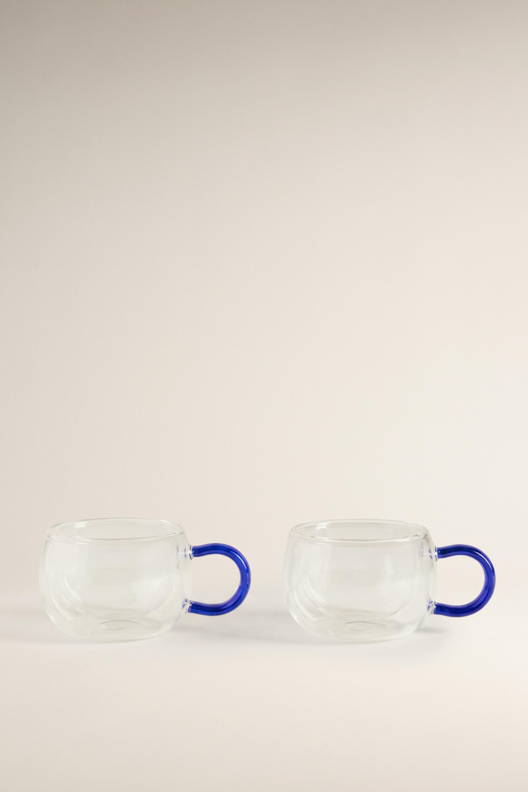 Taza doble pared borosilicato (Pack 2)