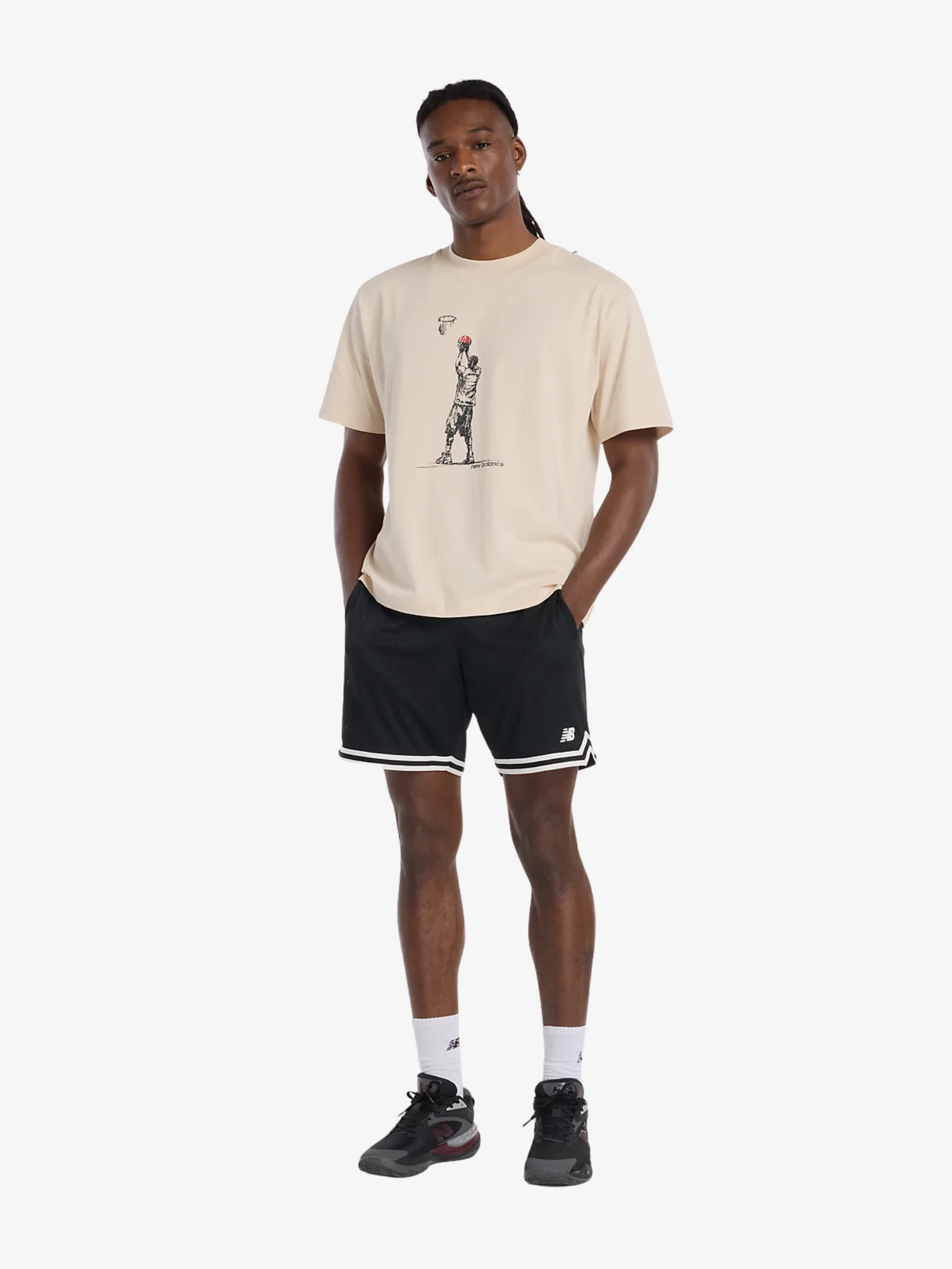 Hoops Player Graphic T-Shirt
