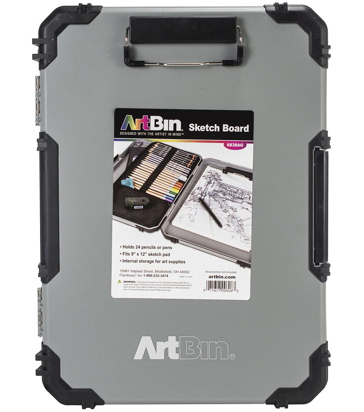 ArtBin Sketch Board 16''X11.75''X1.5'' Grey