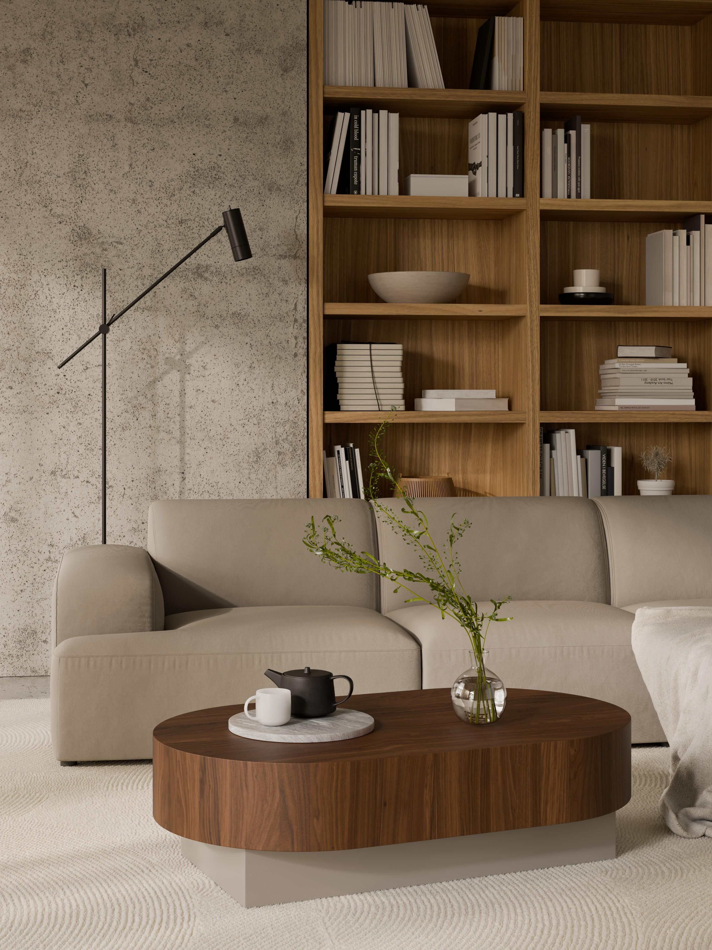 Ovaler Couchtisch Rylan