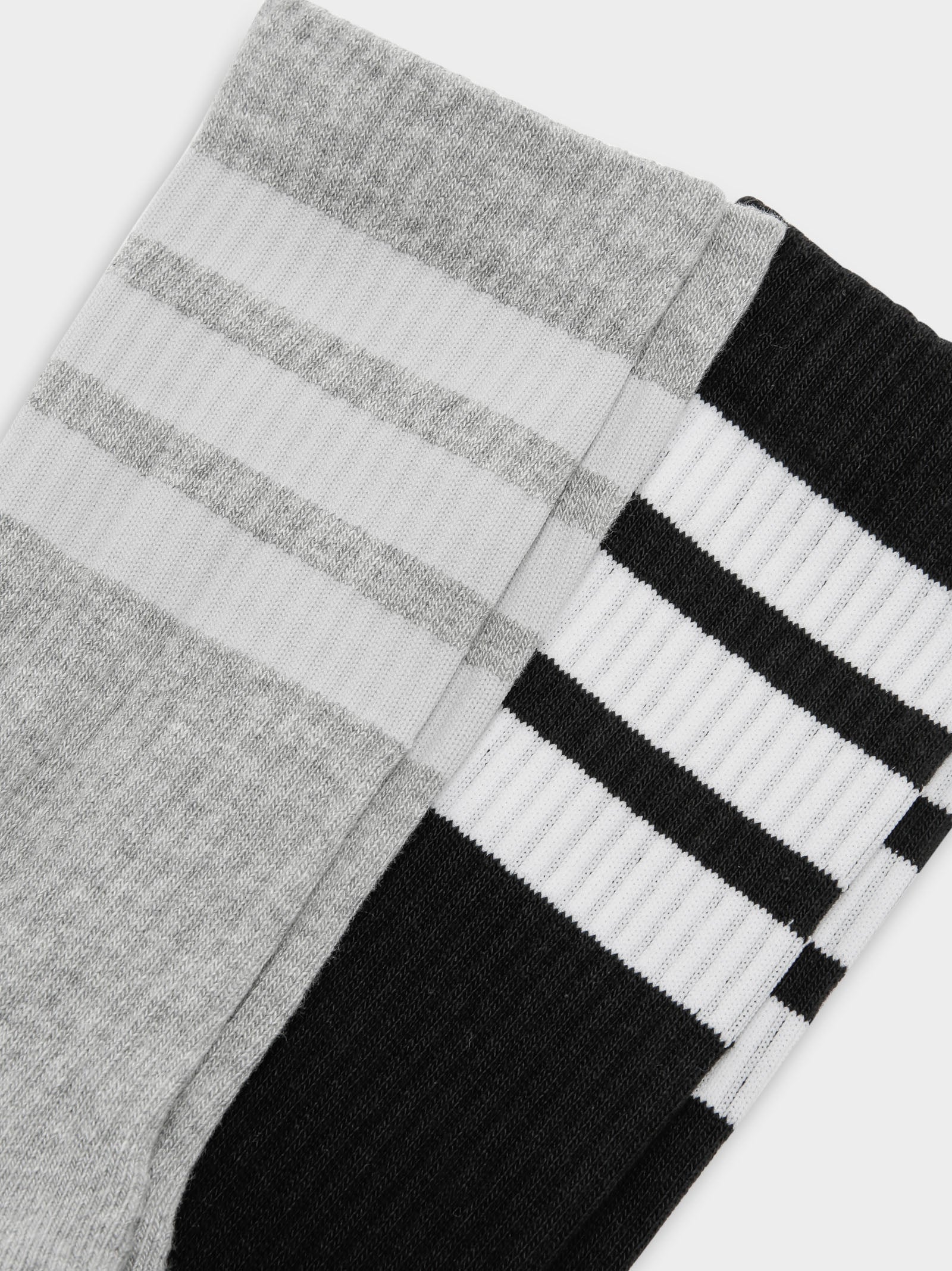 2 Pairs of Three Stripe Socks