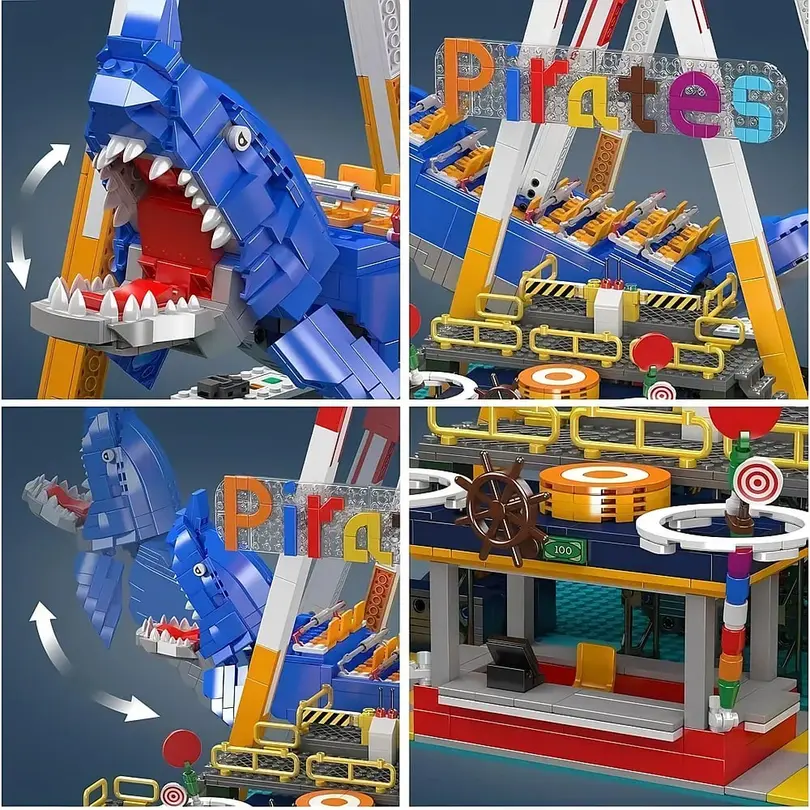 Bausatz Electric Shark Pirate Ship Ride
